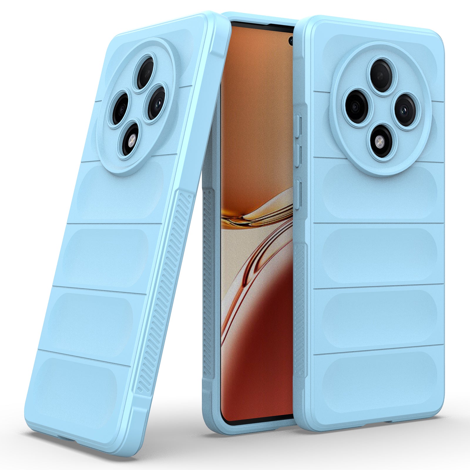 For Oppo F27 Pro+ 5G Case Soft TPU Drop Resistant Phone Cover - Baby Blue