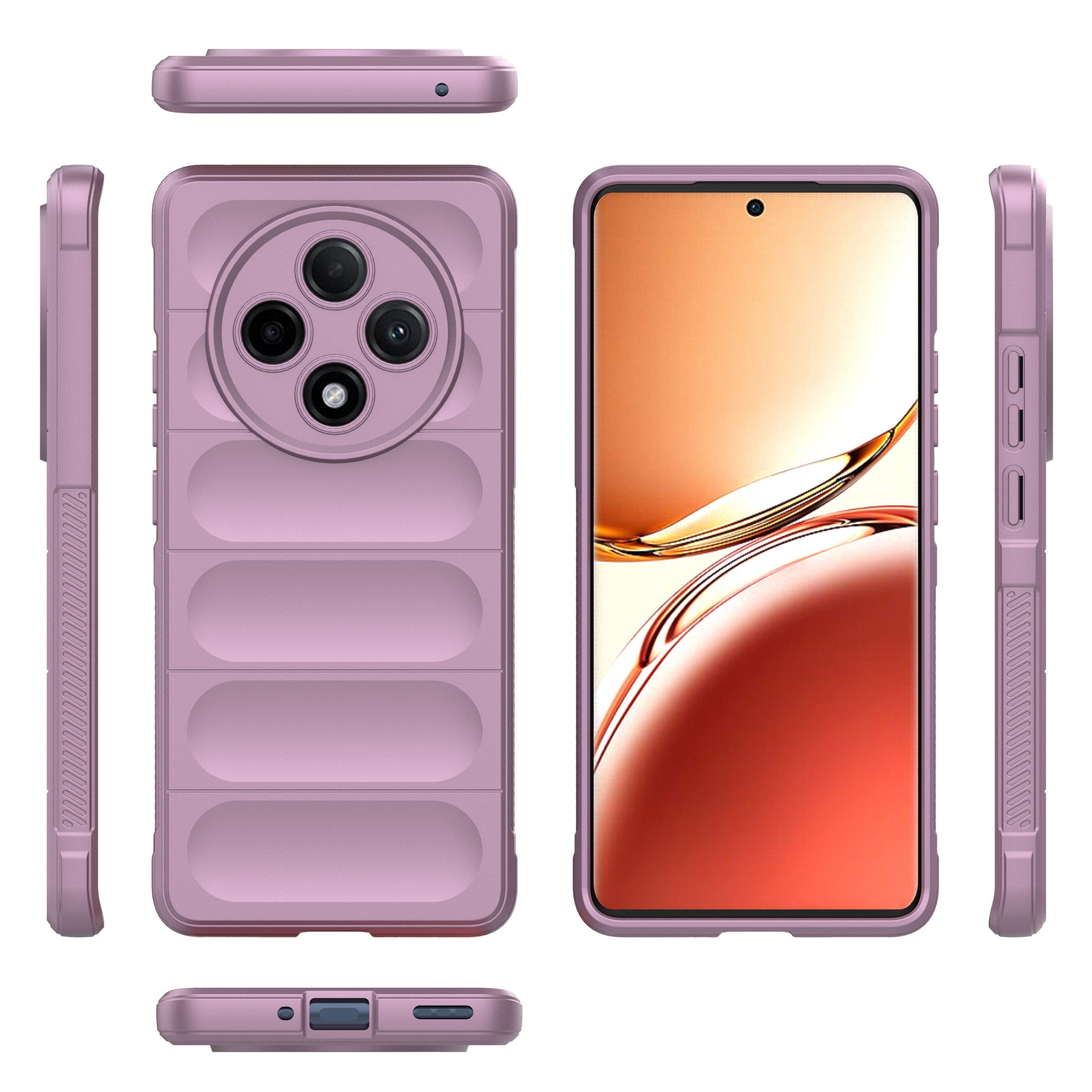 For Oppo F27 Pro+ 5G Case Soft TPU Drop Resistant Phone Cover - Light Purple