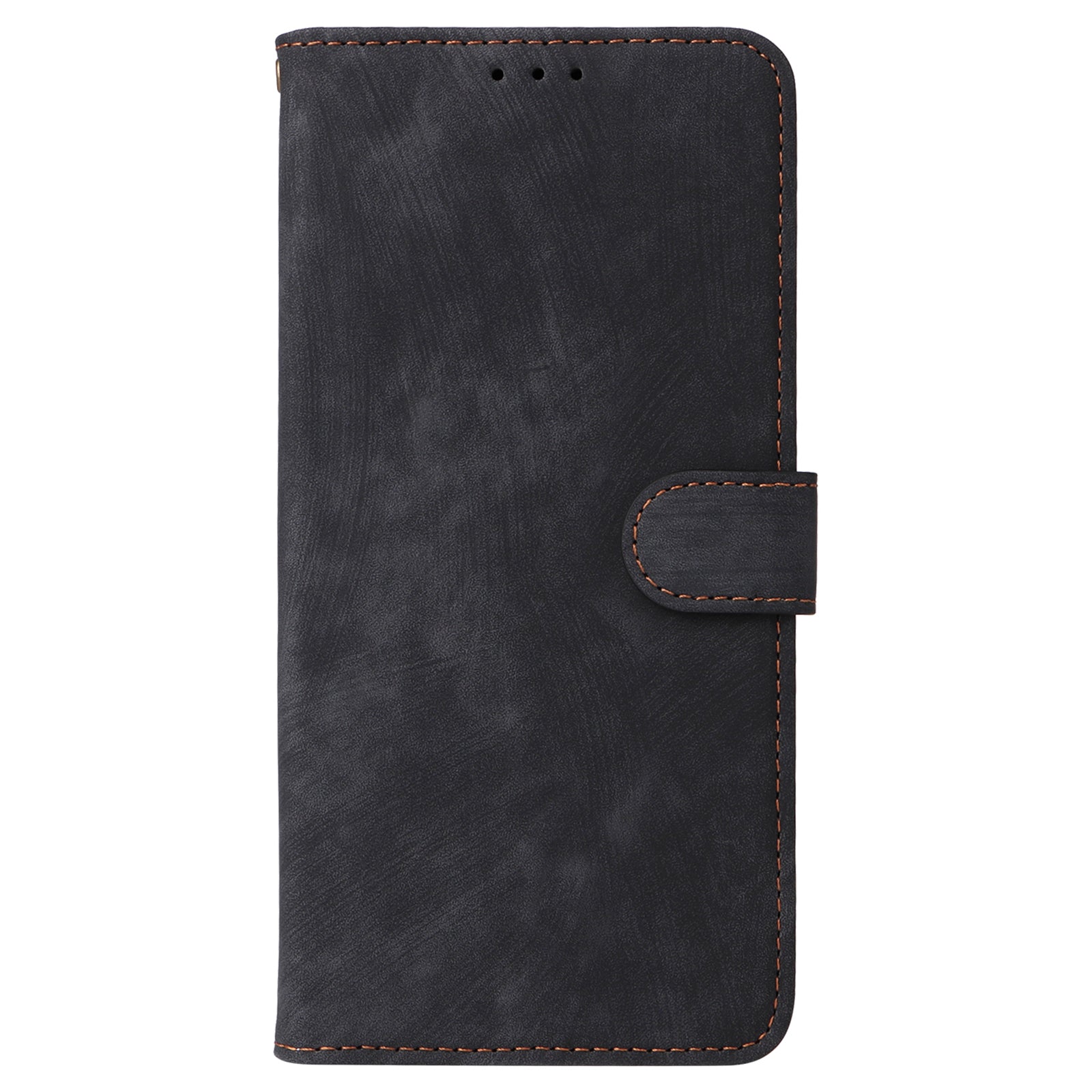 For Oppo Reno12 F 5G / Oppo F27 5G Leather Case RFID Blocking Wallet Phone Cover with Strap - Black