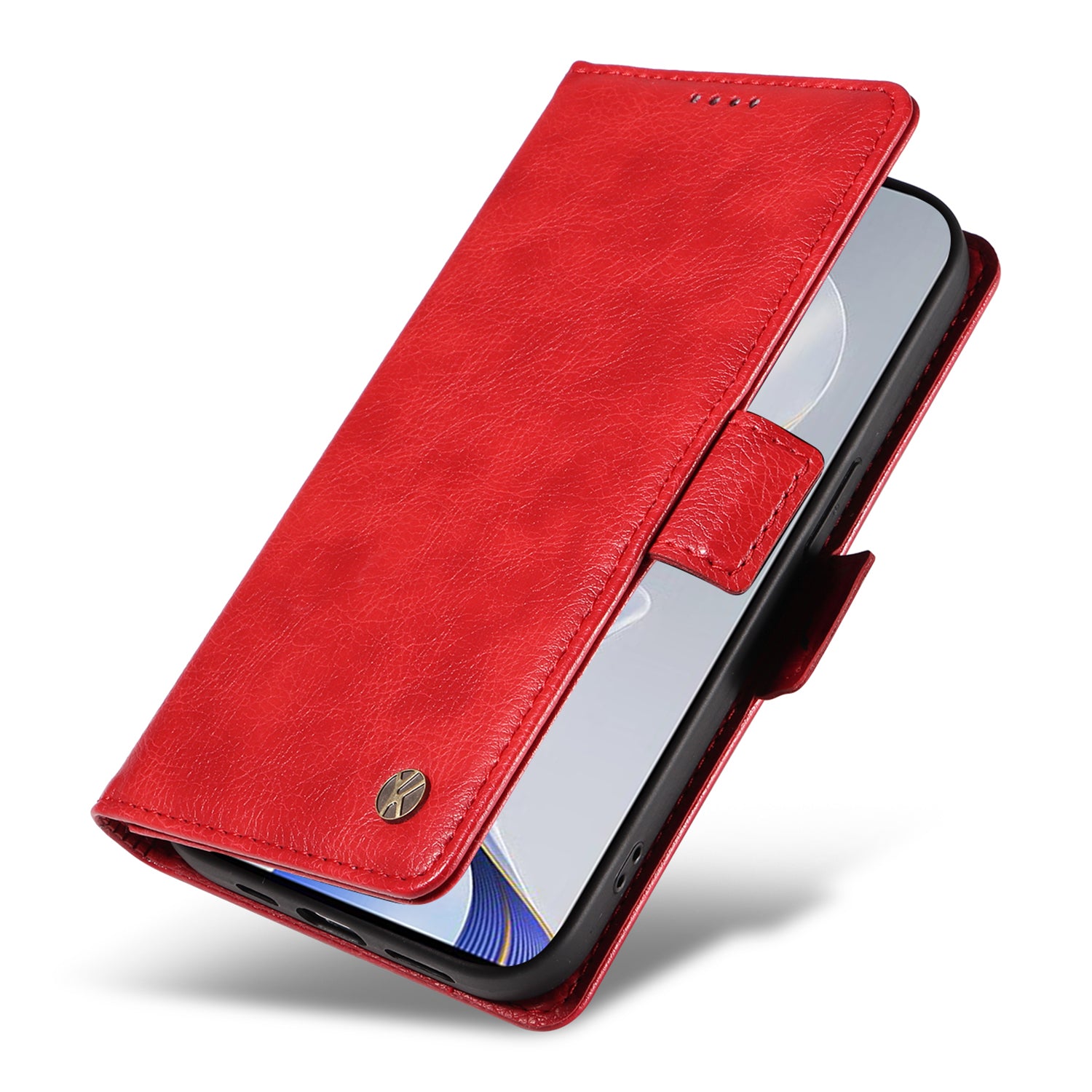 YIKATU YK-007 For vivo V40 5G / S19 5G Case Litchi Texture Leather Flip Phone Cover with Stand - Red