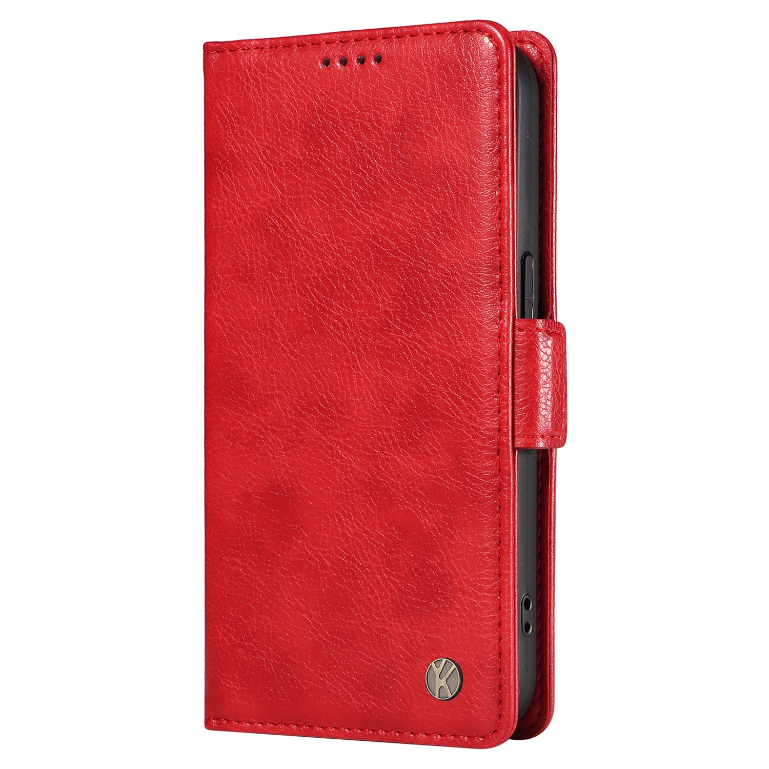 YIKATU YK-007 For vivo V40 5G / S19 5G Case Litchi Texture Leather Flip Phone Cover with Stand - Red