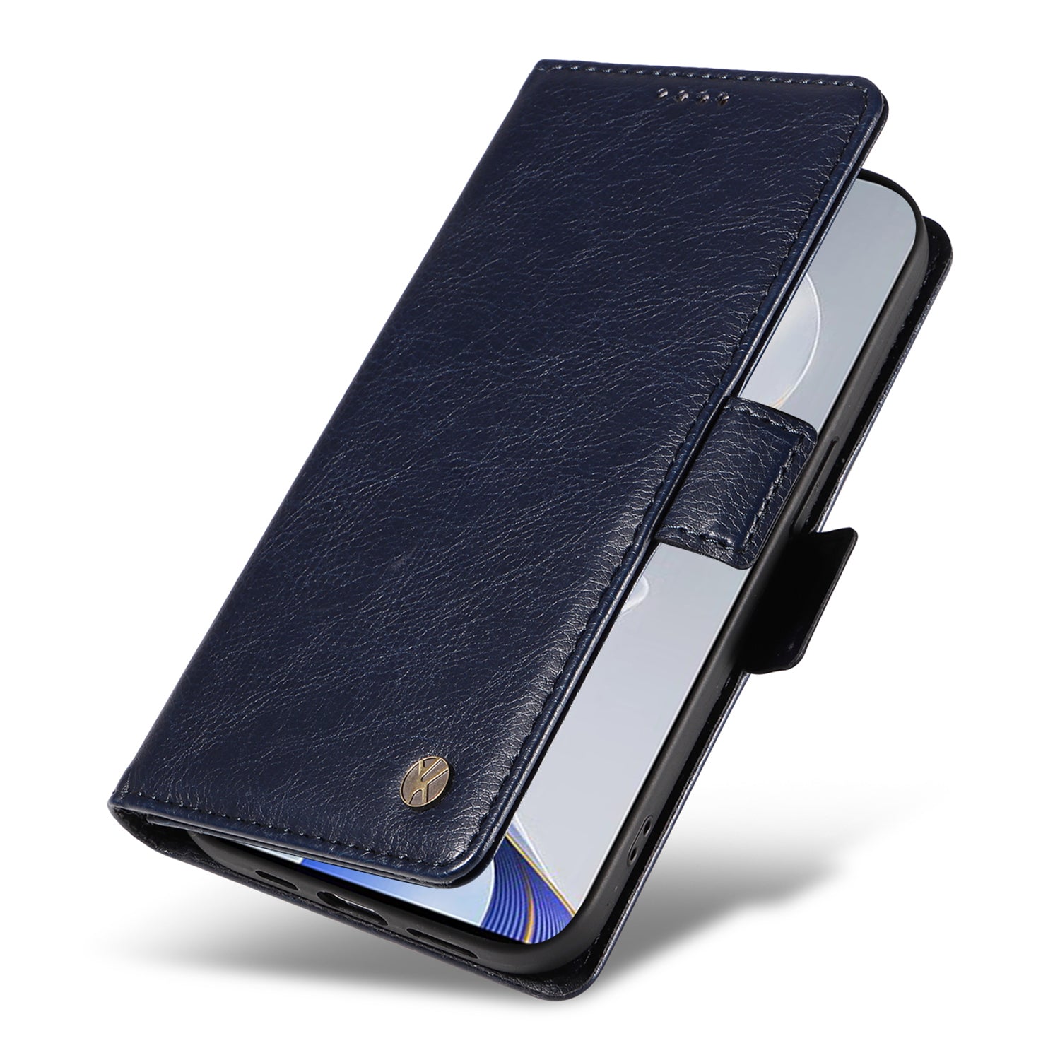 YIKATU YK-007 For vivo V40 5G / S19 5G Case Litchi Texture Leather Flip Phone Cover with Stand - Sapphire