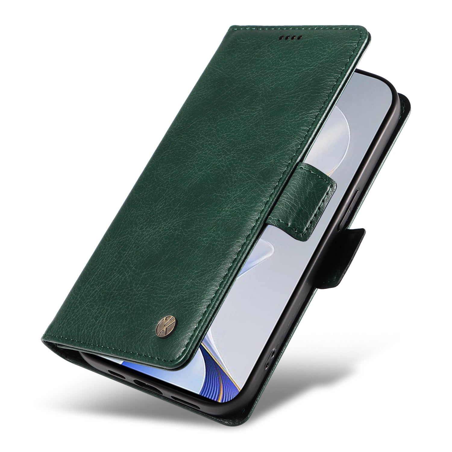 YIKATU YK-007 For vivo V40 5G / S19 5G Case Litchi Texture Leather Flip Phone Cover with Stand - Green