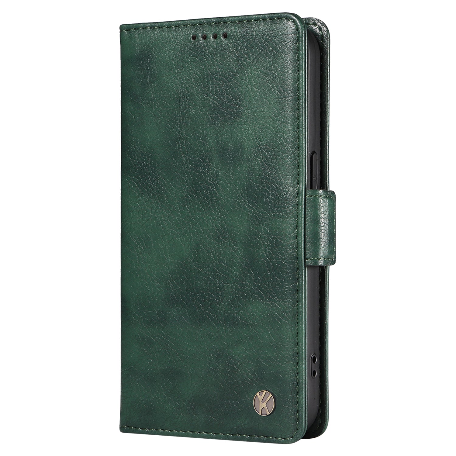 YIKATU YK-007 For vivo V40 5G / S19 5G Case Litchi Texture Leather Flip Phone Cover with Stand - Green