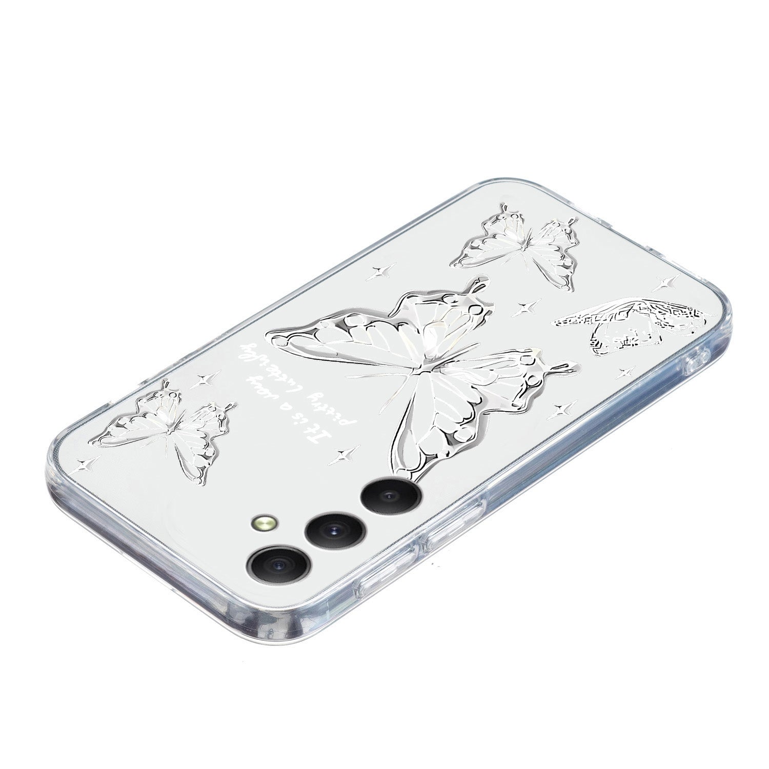 For Samsung Galaxy A16 5G / A16 4G Case Pattern Printing Soft TPU Back Phone Cover - Butterfly