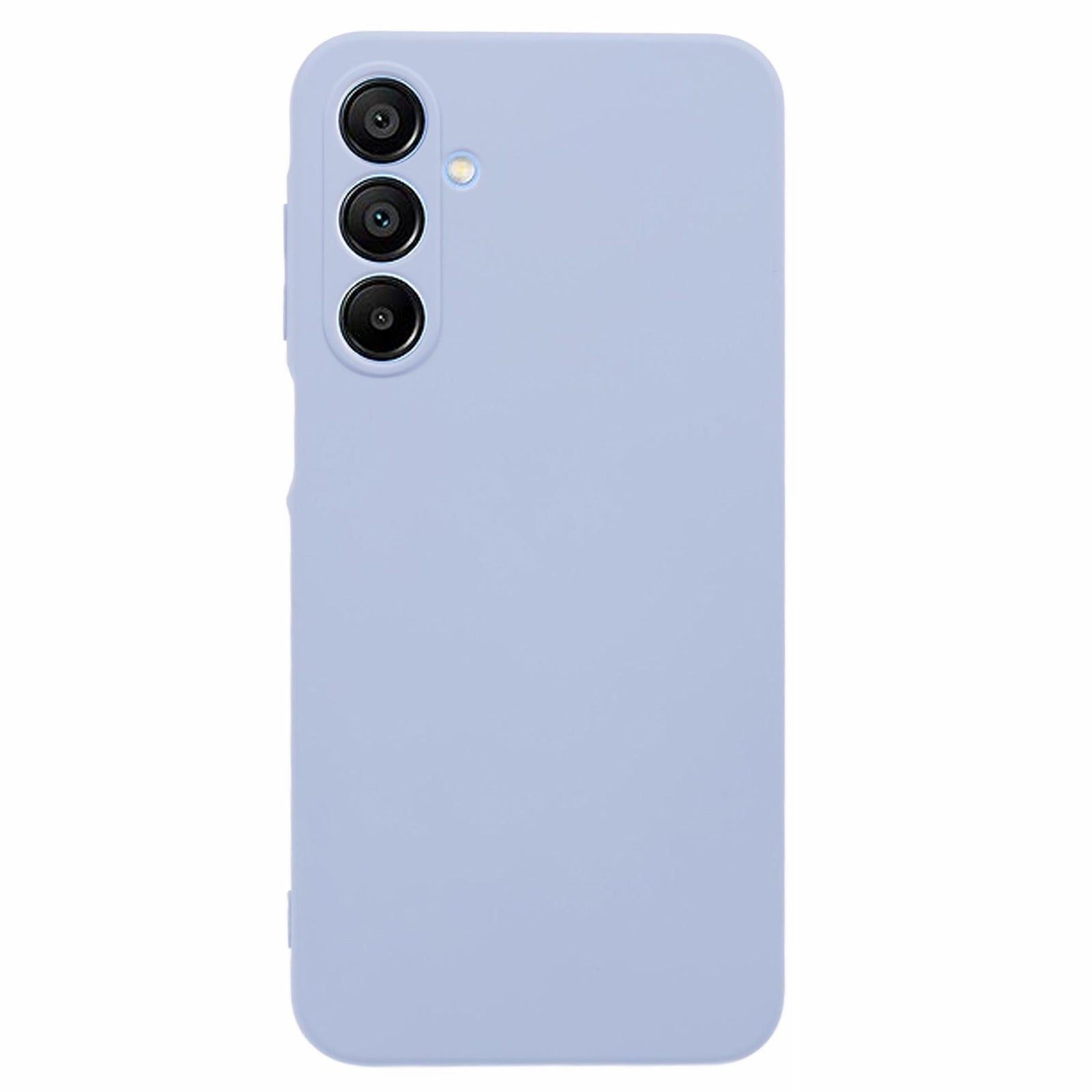 For Samsung Galaxy A16 5G / A16 4G Case TPU Back Soft Anti-Scratch Fiber Lining Phone Cover - Light Purple