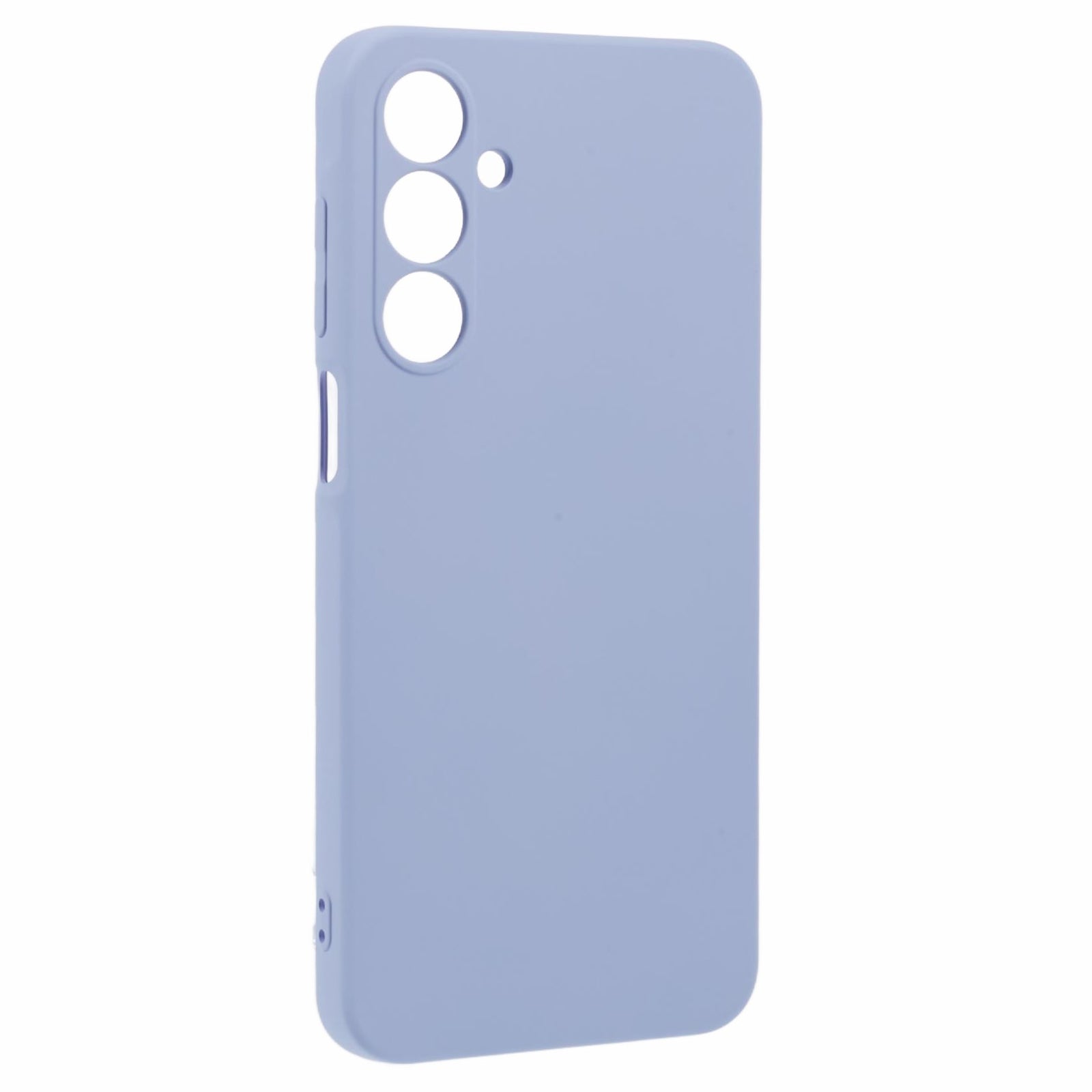 For Samsung Galaxy A16 5G / A16 4G Case TPU Back Soft Anti-Scratch Fiber Lining Phone Cover - Light Purple