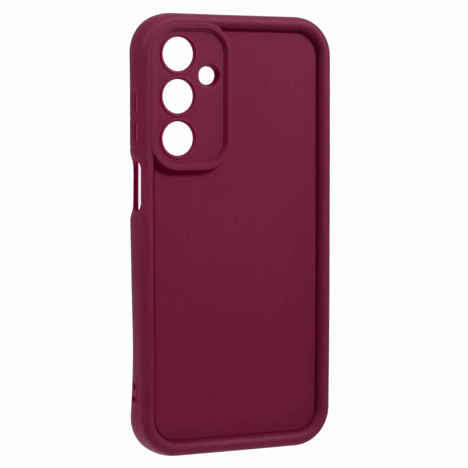 For Samsung Galaxy A16 5G / A16 4G Case Grooved Design TPU Anti-Slip Phone Cover - Red