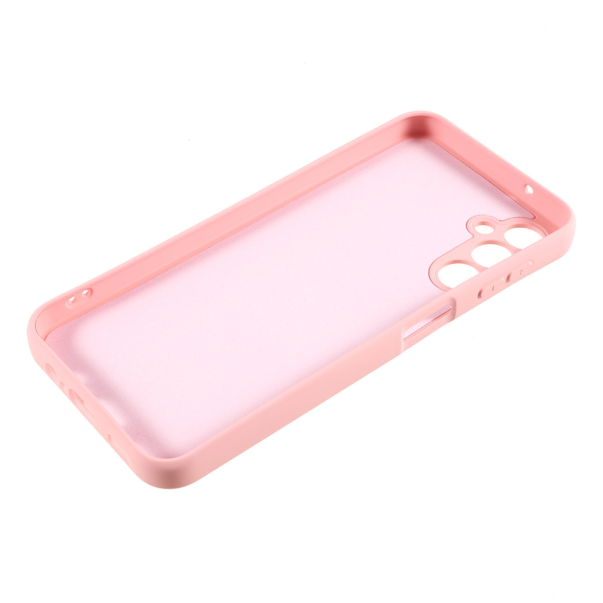 For Samsung Galaxy A16 5G / A16 4G Case Arc Edge 2.0mm TPU Protective Phone Cover - Pink