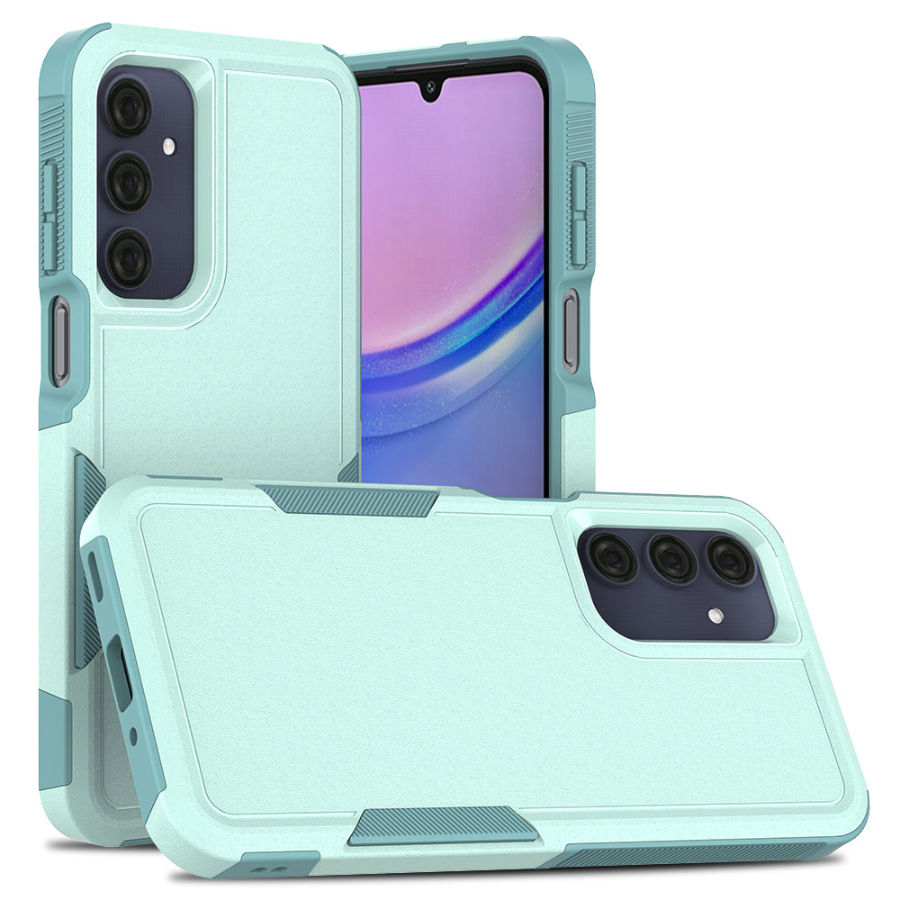 For Samsung Galaxy A16 5G / A16 4G Case 2-in-1 PC+TPU Shockproof Phone Cover - Mint Green