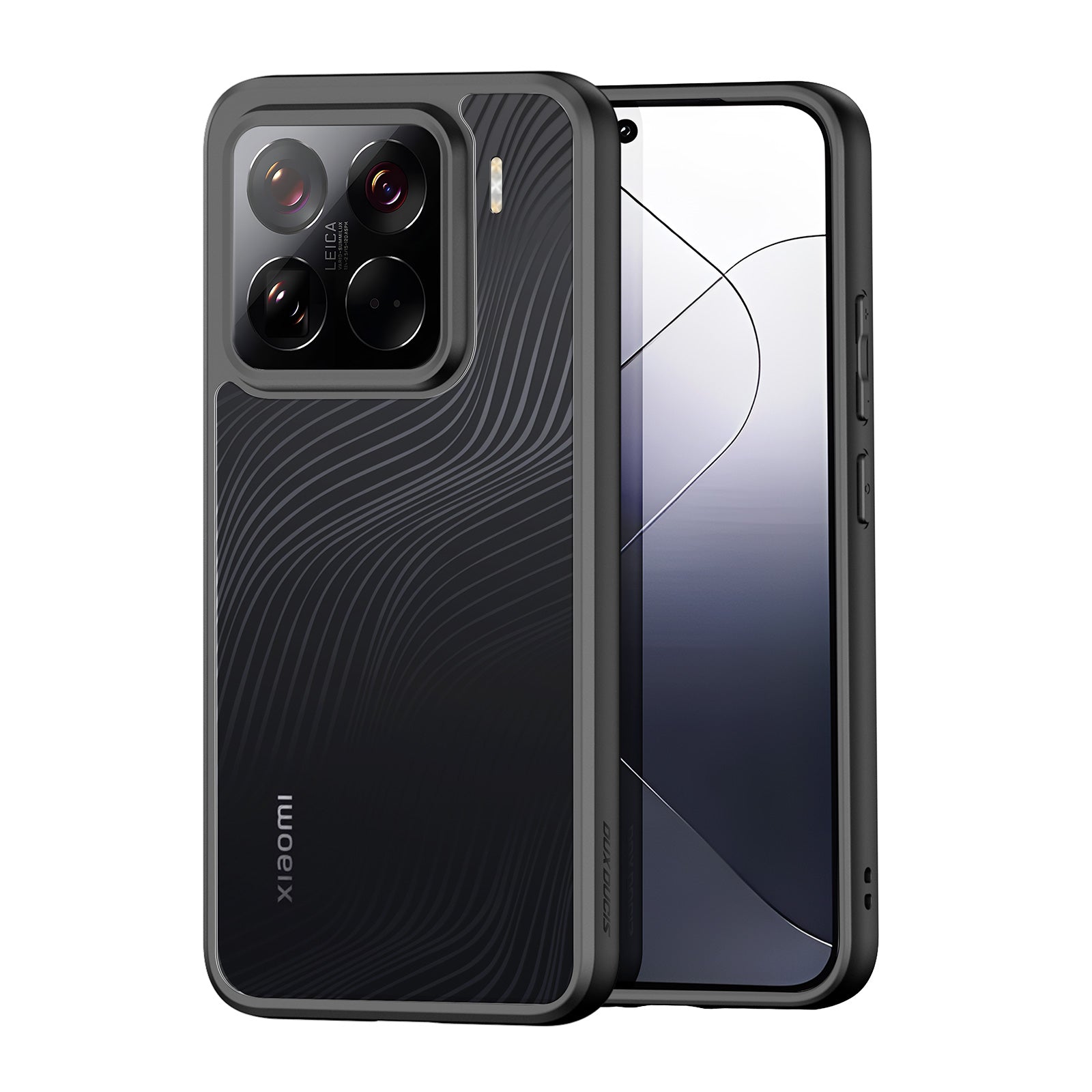 For Xiaomi 15 Case DUX DUCIS Aimo Series TPU+PC Matte Drop-proof Phone Cover (REACH Certification) - Black