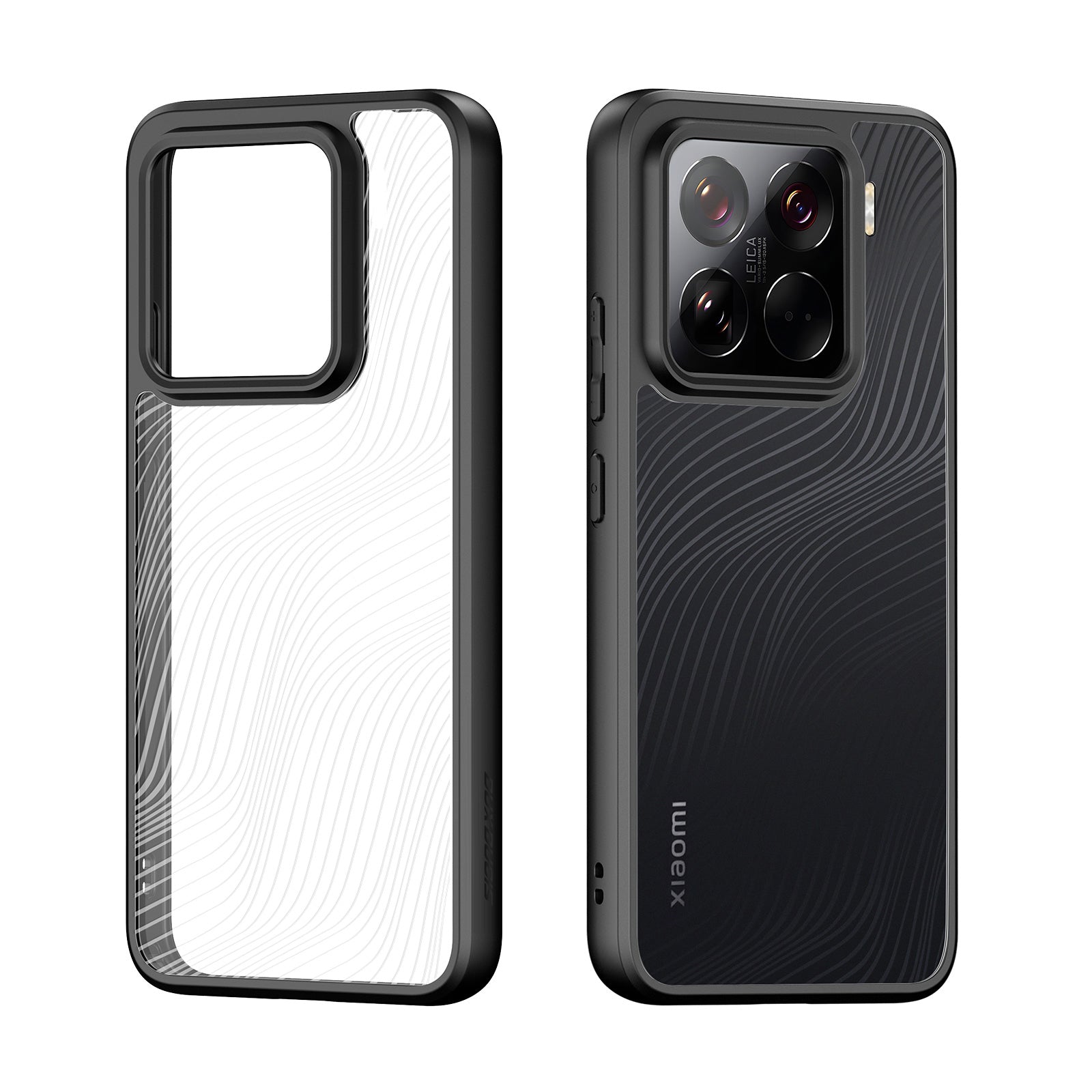 For Xiaomi 15 Case DUX DUCIS Aimo Series TPU+PC Matte Drop-proof Phone Cover (REACH Certification) - Black