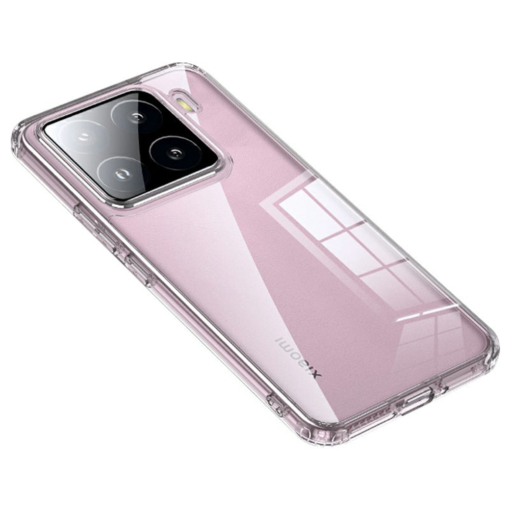 For Xiaomi 15 Case PC+TPU Phone Cover Airbag Protection - Transparent