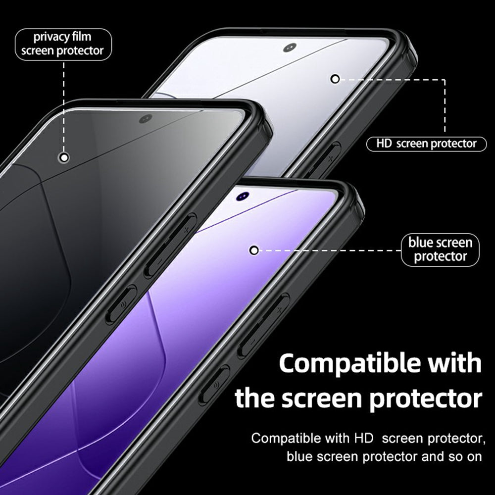 For Xiaomi 15 Case PC+TPU Phone Cover Airbag Protection - Transparent