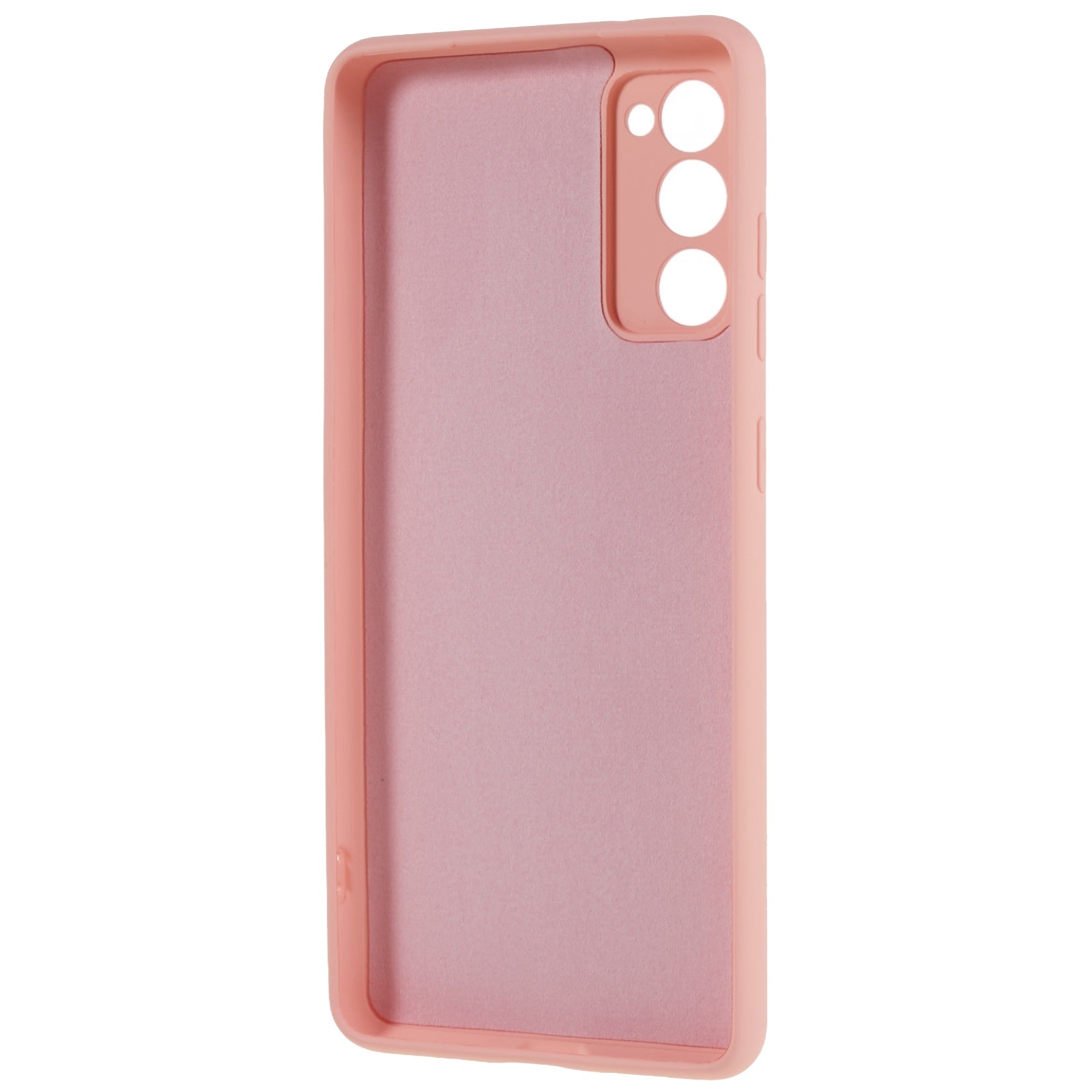 For Samsung Galaxy S20 FE 4G / FE 5G / S20 Lite / S20 FE 2022 TPU Phone Case Liquid Silicone Texture 2.0mm Thick Anti-Scratch Cover - Pink