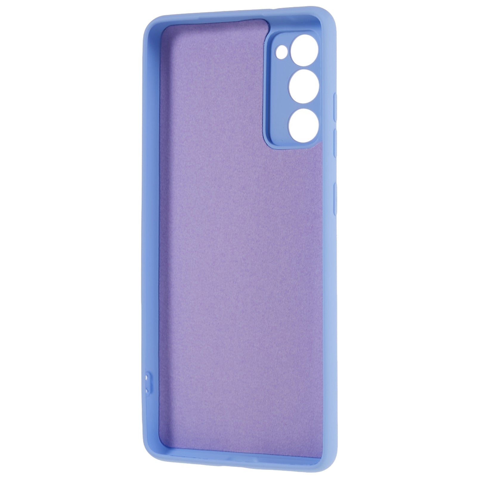 For Samsung Galaxy S20 FE 4G / FE 5G / S20 Lite / S20 FE 2022 TPU Phone Case Liquid Silicone Texture 2.0mm Thick Anti-Scratch Cover - Purple