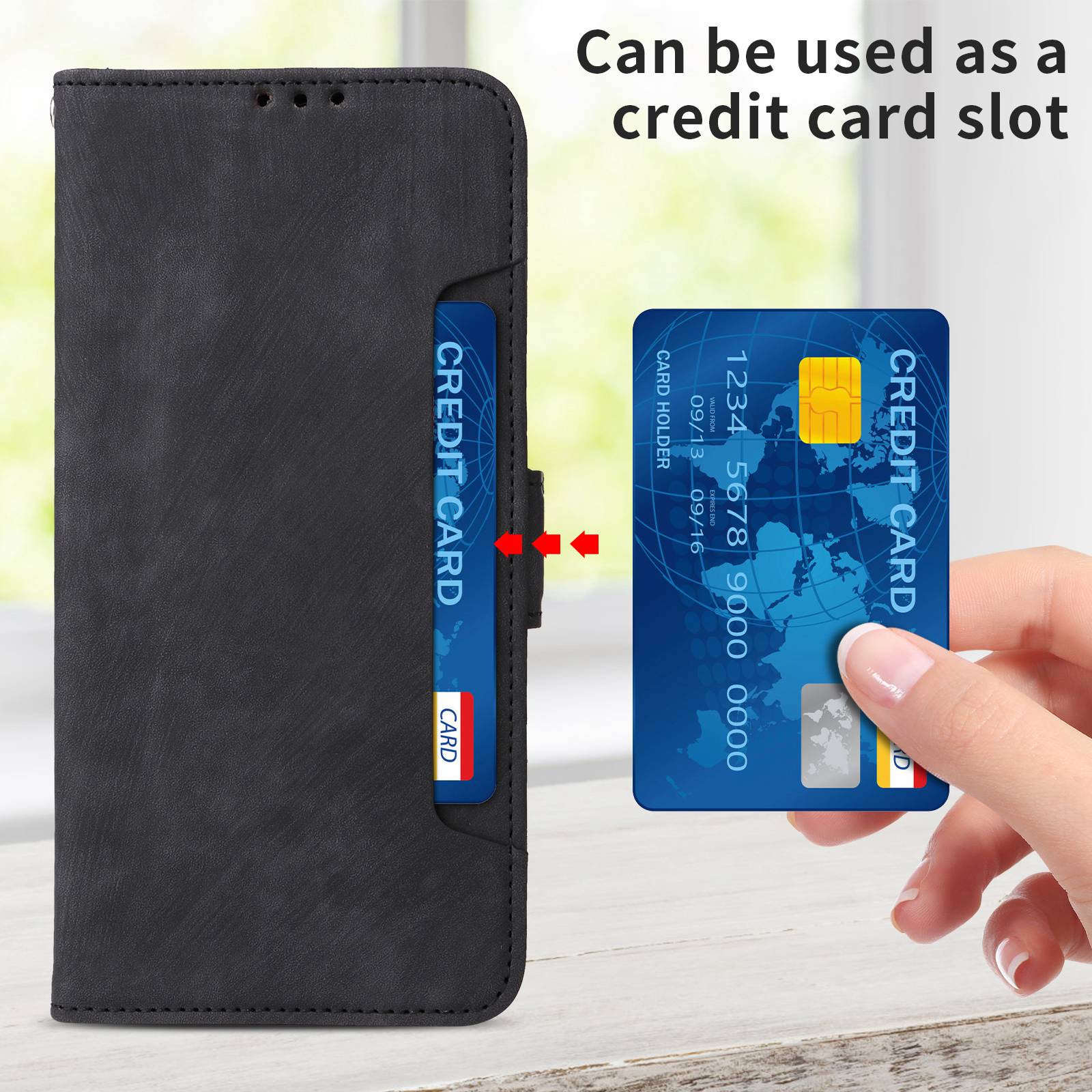 For Samsung Galaxy S20 FE 4G / FE 5G / S20 Lite / S20 FE 2022 Phone Case, Magnetic Stand RFID Blocking PU Leather Phone Cover Wallet - Black