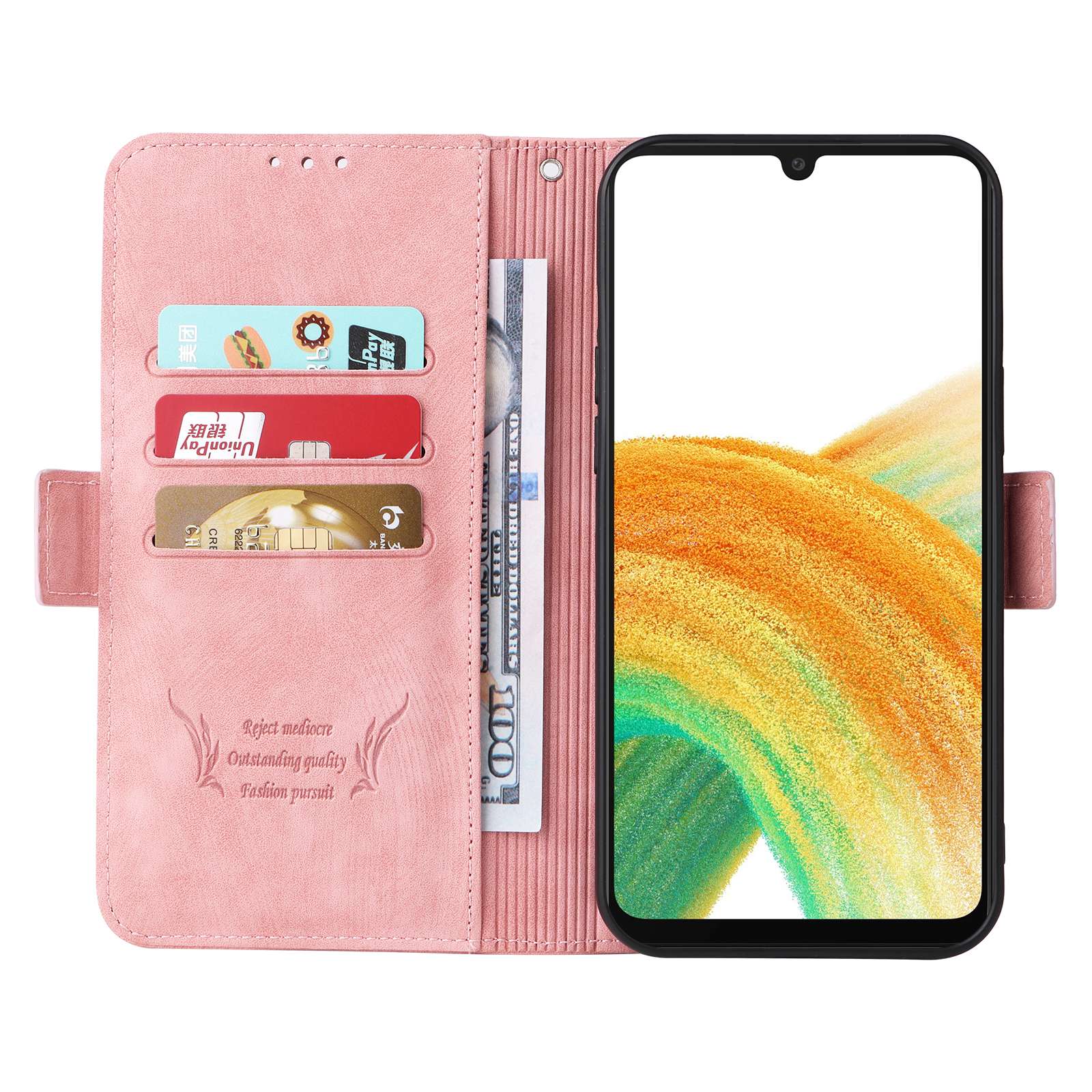 For Samsung Galaxy S20 FE 4G / FE 5G / S20 Lite / S20 FE 2022 Phone Case, Magnetic Stand RFID Blocking PU Leather Phone Cover Wallet - Pink