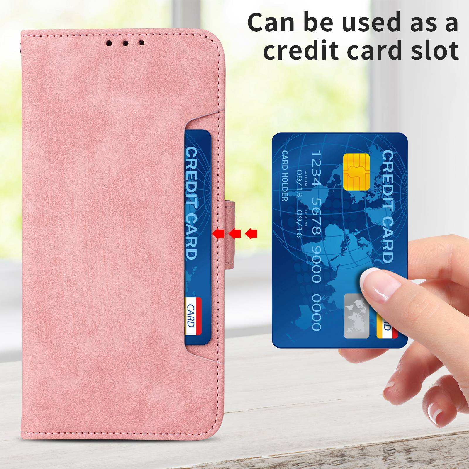 For Samsung Galaxy S20 FE 4G / FE 5G / S20 Lite / S20 FE 2022 Phone Case, Magnetic Stand RFID Blocking PU Leather Phone Cover Wallet - Pink