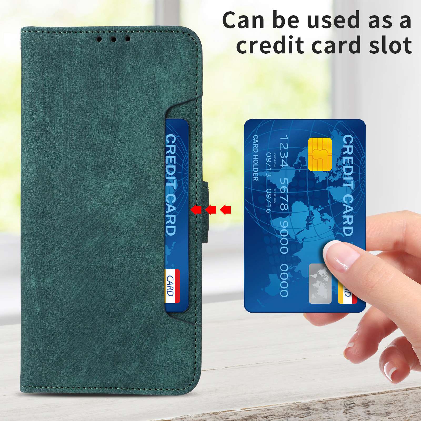 For Samsung Galaxy S20 FE 4G / FE 5G / S20 Lite / S20 FE 2022 Phone Case, Magnetic Stand RFID Blocking PU Leather Phone Cover Wallet - Green