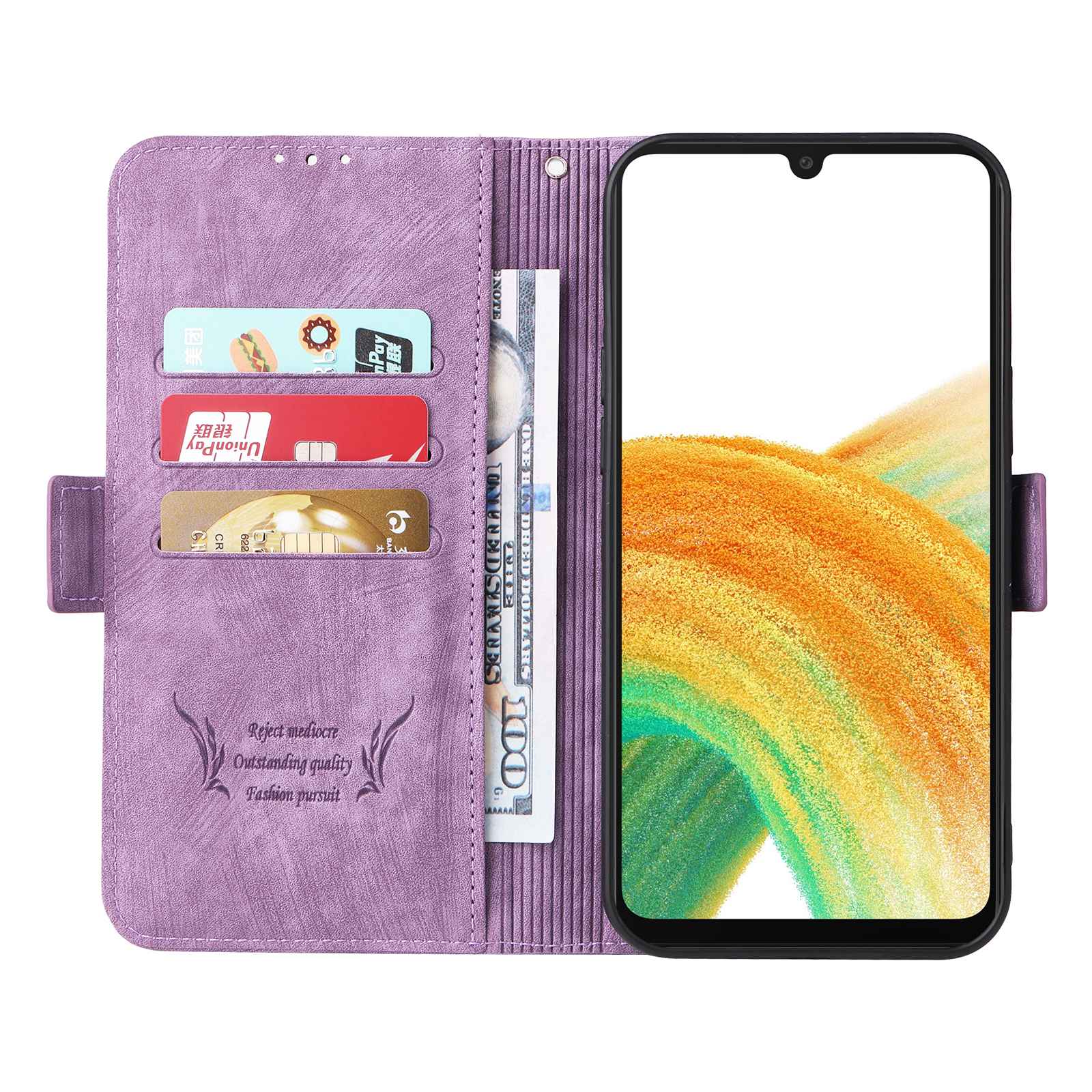 For Samsung Galaxy S20 FE 4G / FE 5G / S20 Lite / S20 FE 2022 Phone Case, Magnetic Stand RFID Blocking PU Leather Phone Cover Wallet - Purple