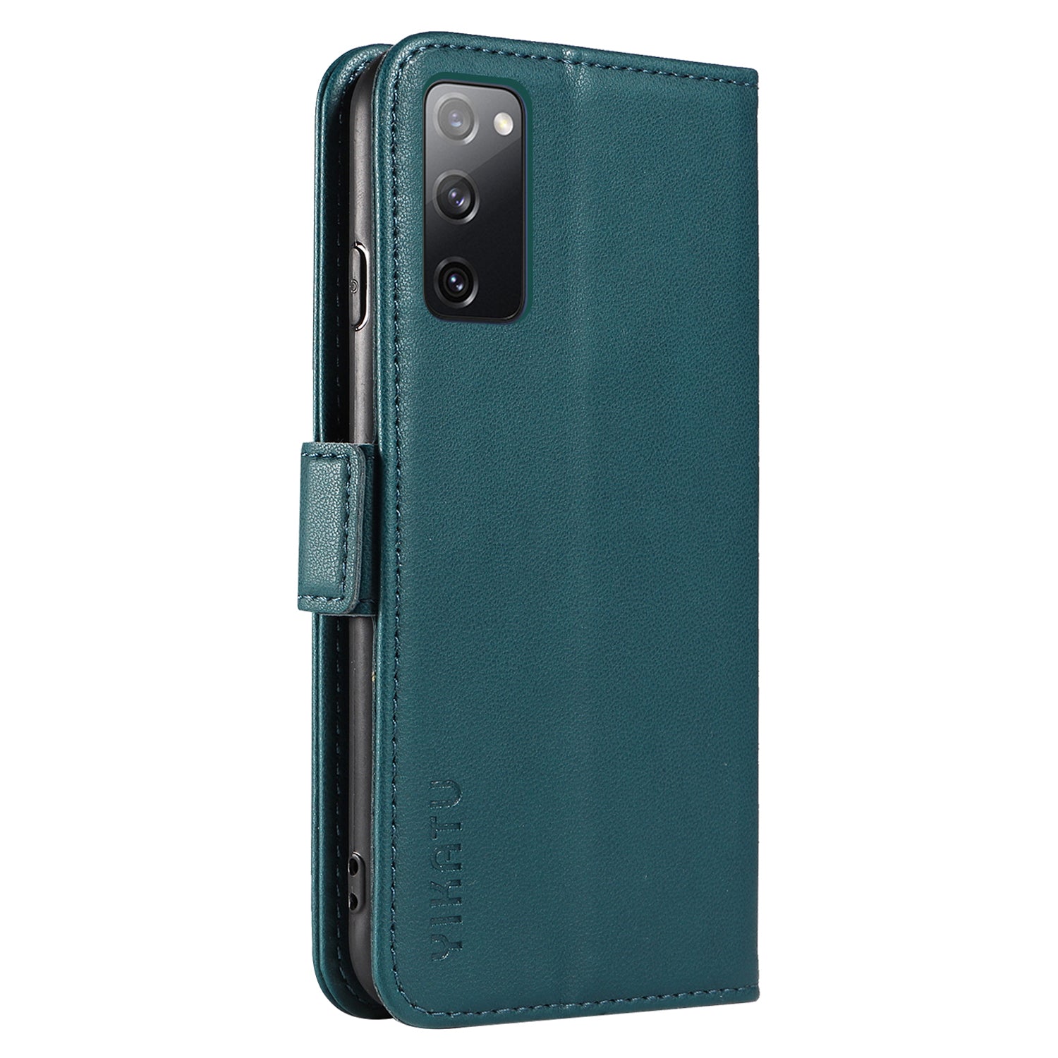 YIKATU YK-003 Wallet Case for Samsung Galaxy S20 FE / S20 FE 5G / S20 FE 2022 / S20 Lite , PU Leather Stand Magnetic Phone Cover - Green