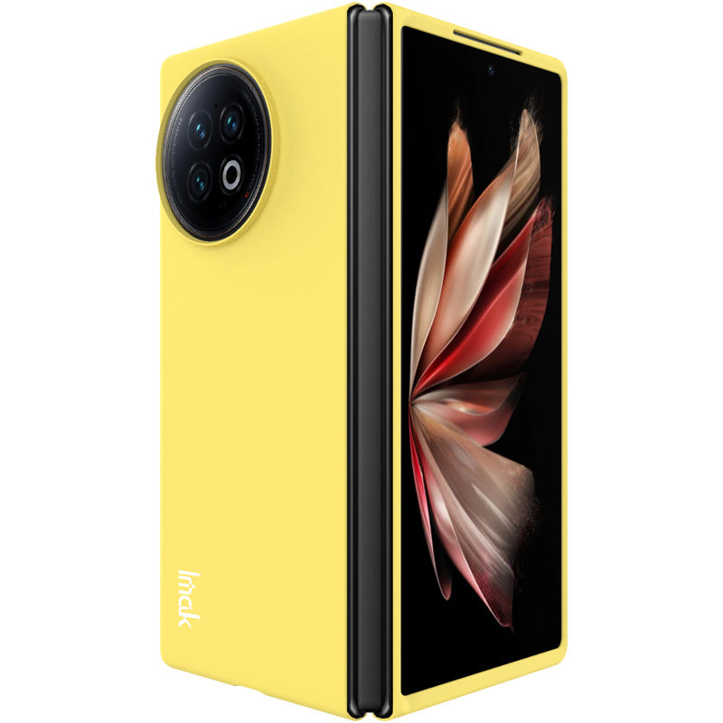 IMAK JS-2 Series For vivo X Fold2 Shockproof Case Anti-Drop Protective Hard PC Phone Cover - Yellow