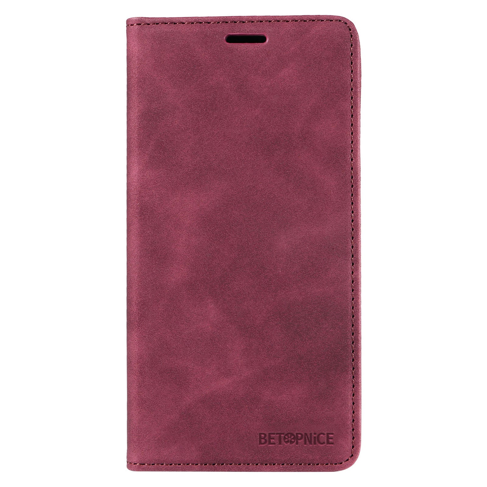 BETOPNICE 003 For vivo Y02s 4G / Y16 4G / Y35 5G / Y56 5G Phone Cover RFID Blocking Wallet Leather Stand Wallet Case - Red