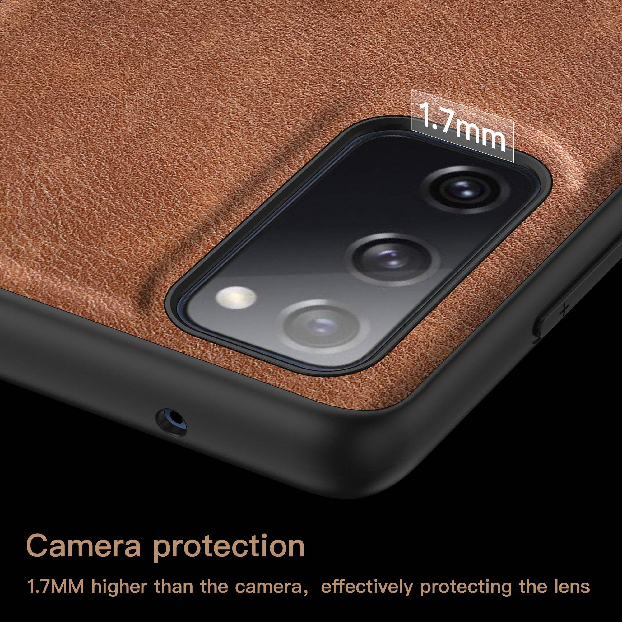 Retro Case for Samsung Galaxy S20 FE 4G / FE 5G / S20 Lite / S20 FE 2022 , PU Leather Coated TPU+PC Phone Cover - Brown