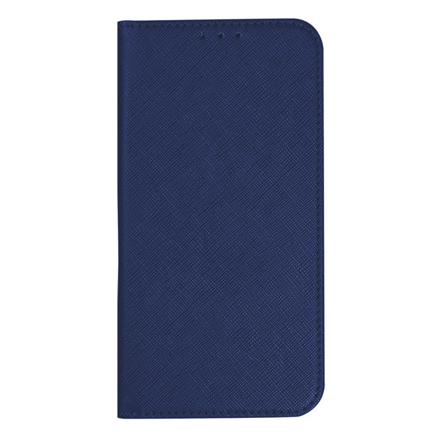 Cross Texture Shell for Samsung Galaxy F34 5G / M34 5G , Phone Case PU Leather Stand Flip Wallet Cover - Dark Blue