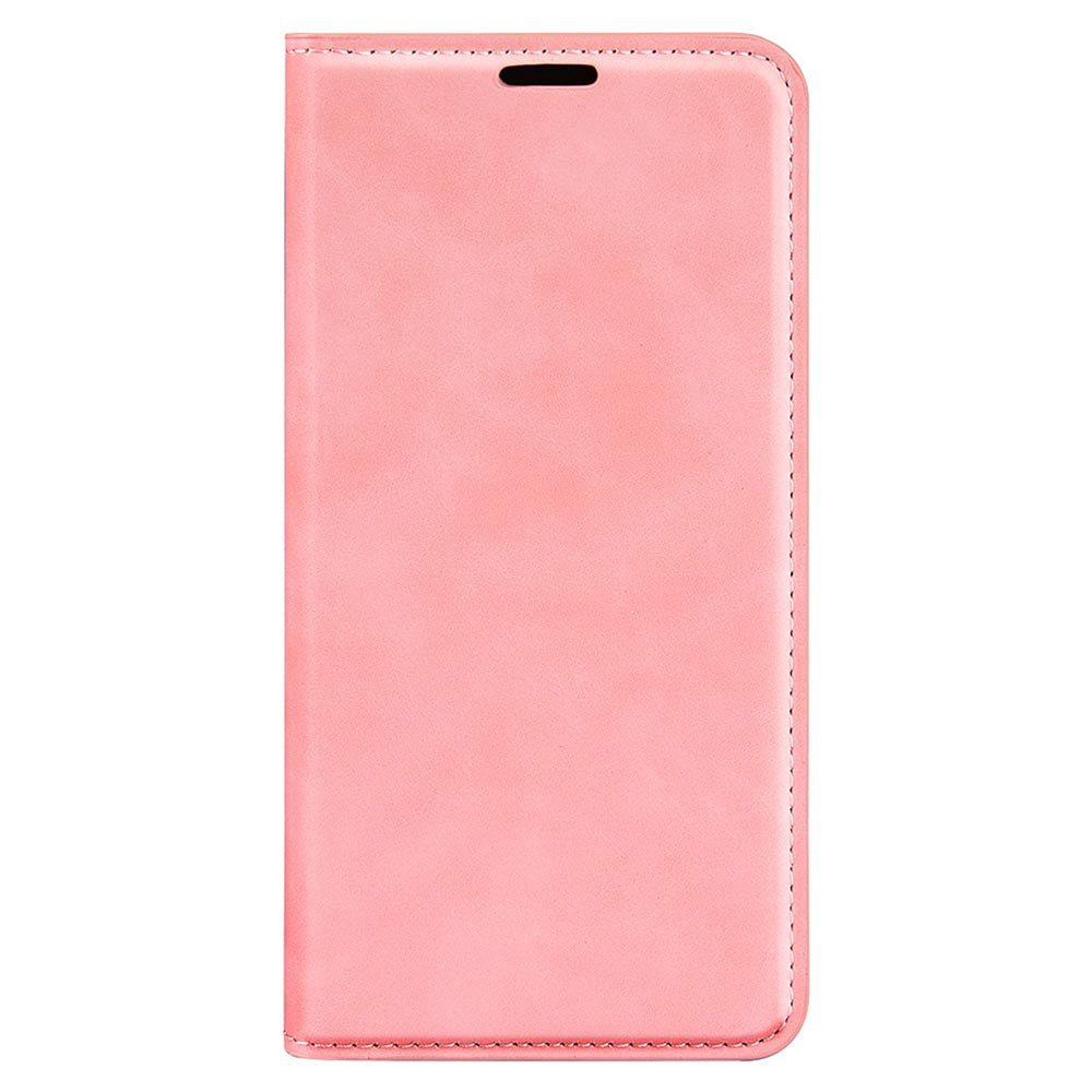 For Samsung Galaxy F34 5G / M34 5G Anti-Scratch Skin-touch Wallet PU Leather Phone Case Stand Mobile Phone Cover - Pink