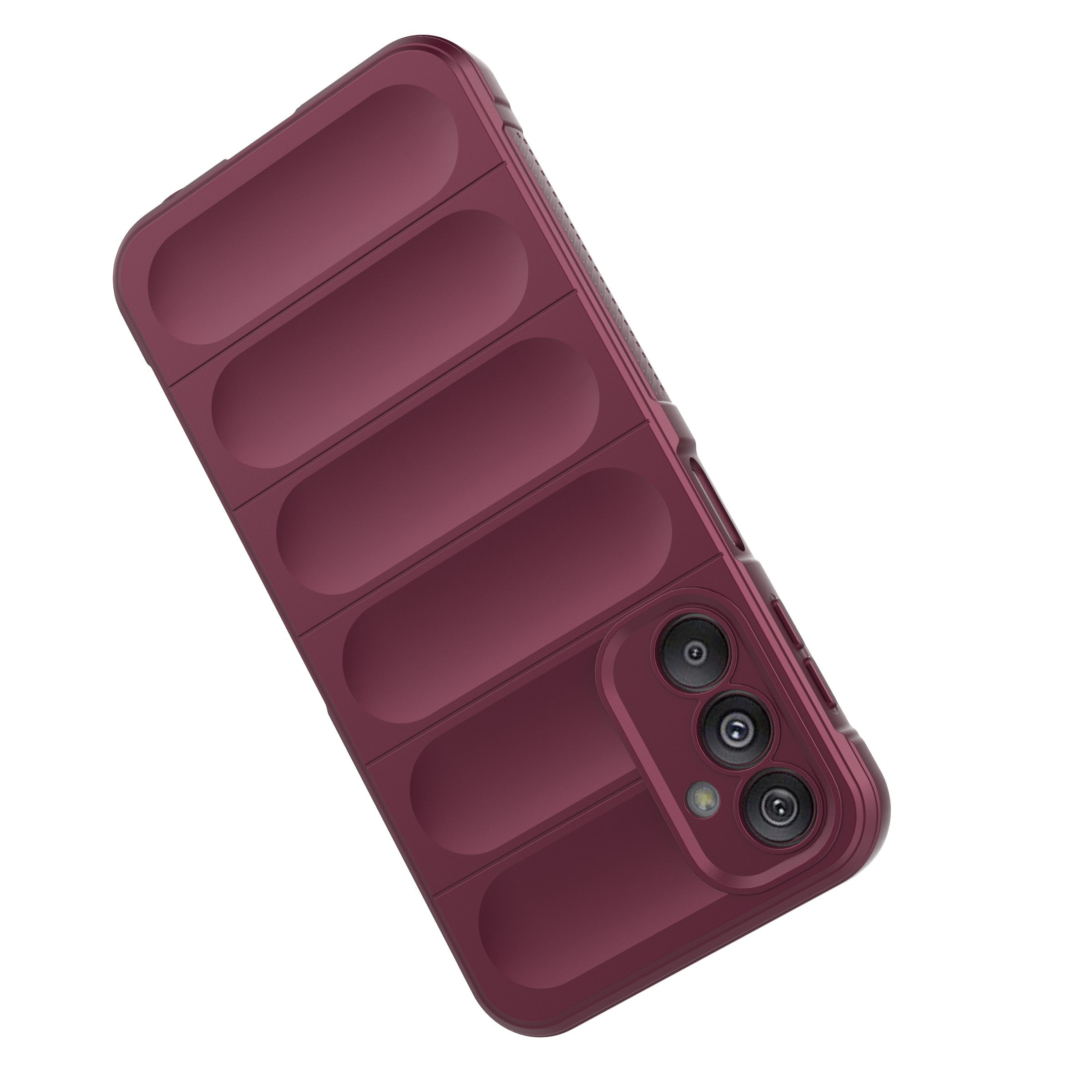 Drop-Proof Phone Case for Samsung Galaxy F34 5G / M34 5G Protective Rugged TPU Phone Cover - Wine Red