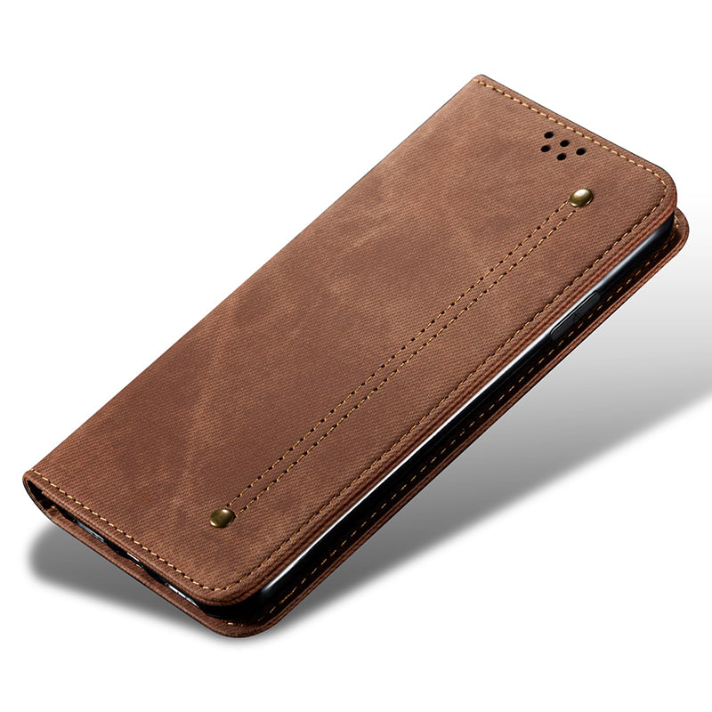 Wallet Phone Cover for Samsung Galaxy F34 5G / M34 5G Case Stand Leather Phone Shell - Coffee