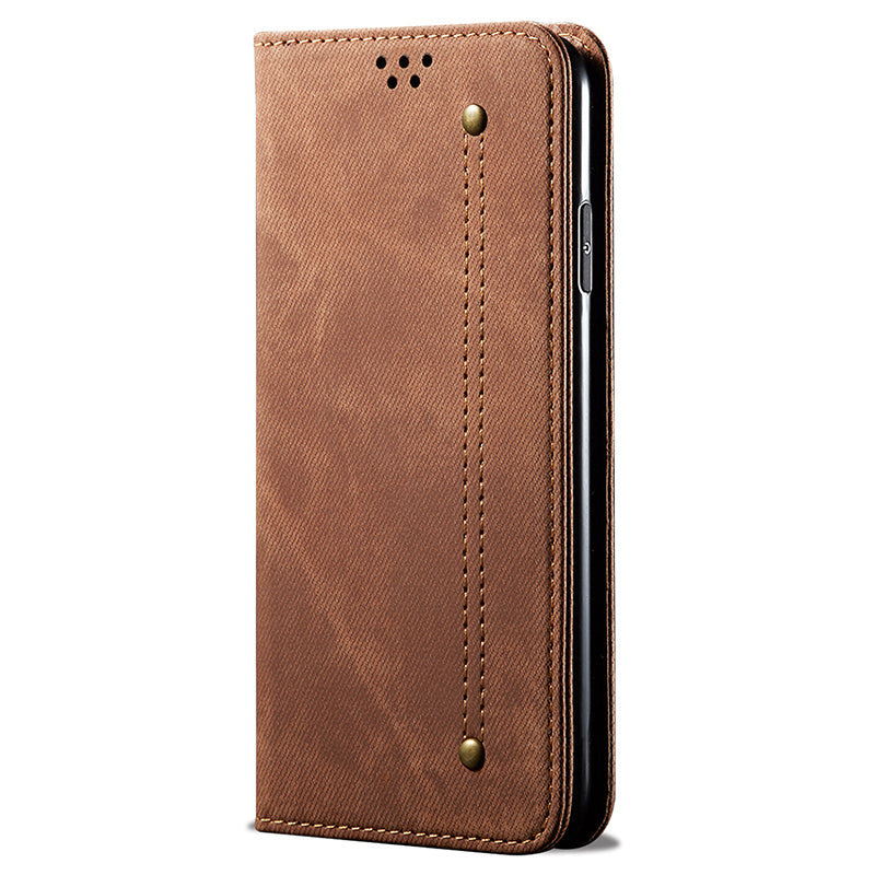 Wallet Phone Cover for Samsung Galaxy F34 5G / M34 5G Case Stand Leather Phone Shell - Coffee