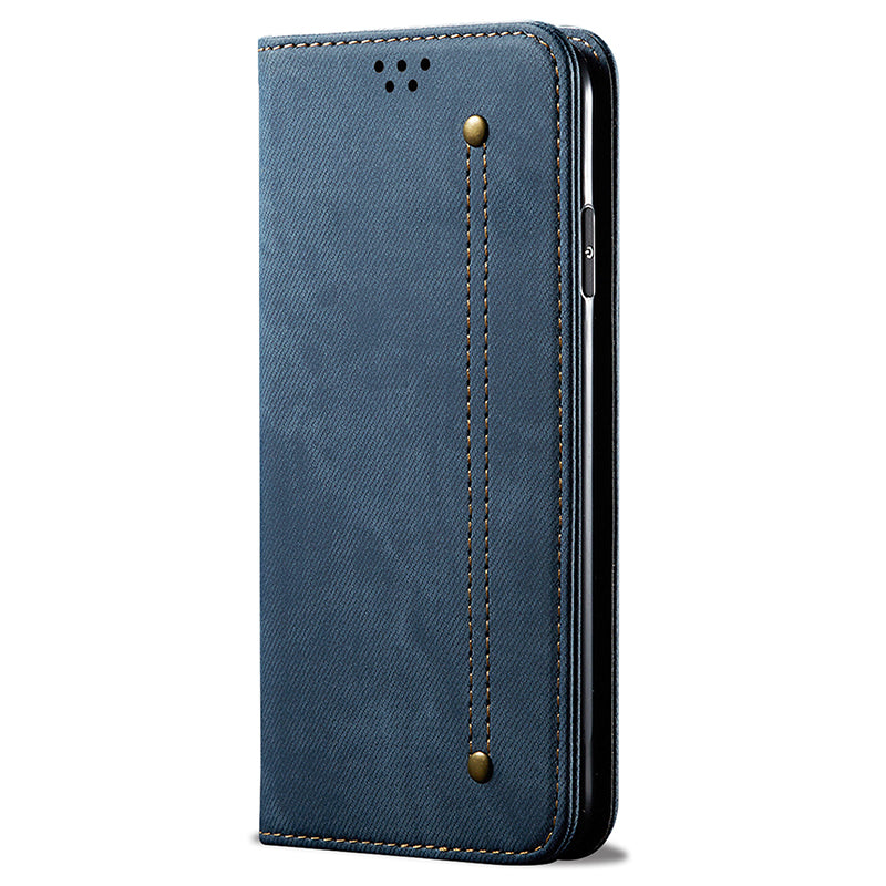 Wallet Phone Cover for Samsung Galaxy F34 5G / M34 5G Case Stand Leather Phone Shell - Blue