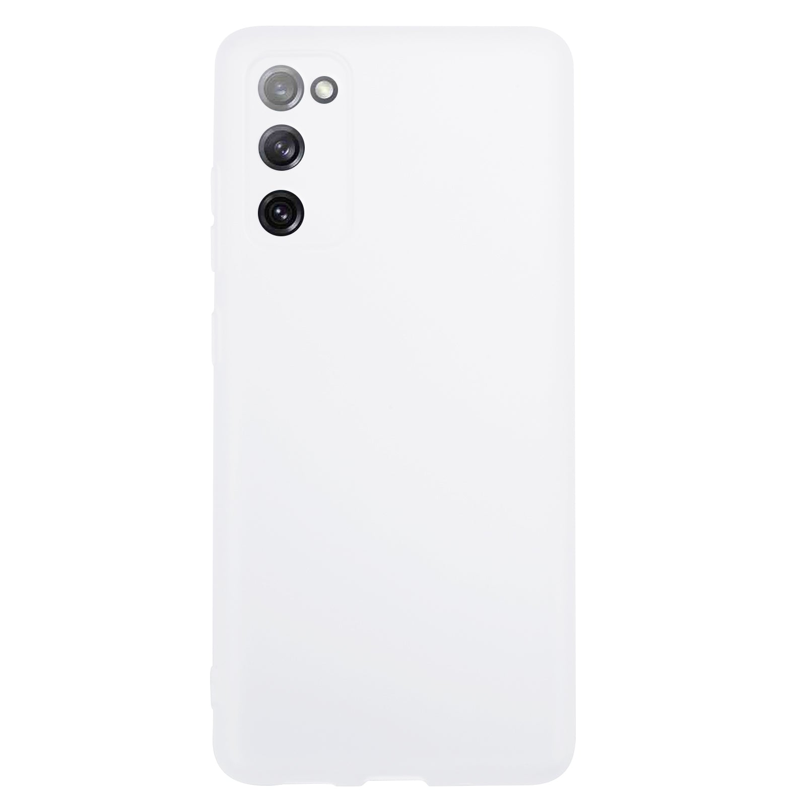 For Samsung Galaxy S20 FE / S20 FE 5G / S20 Lite / S20 FE 2022 TPU Case Matte Phone Cover (Precise Cutout) - Clear White