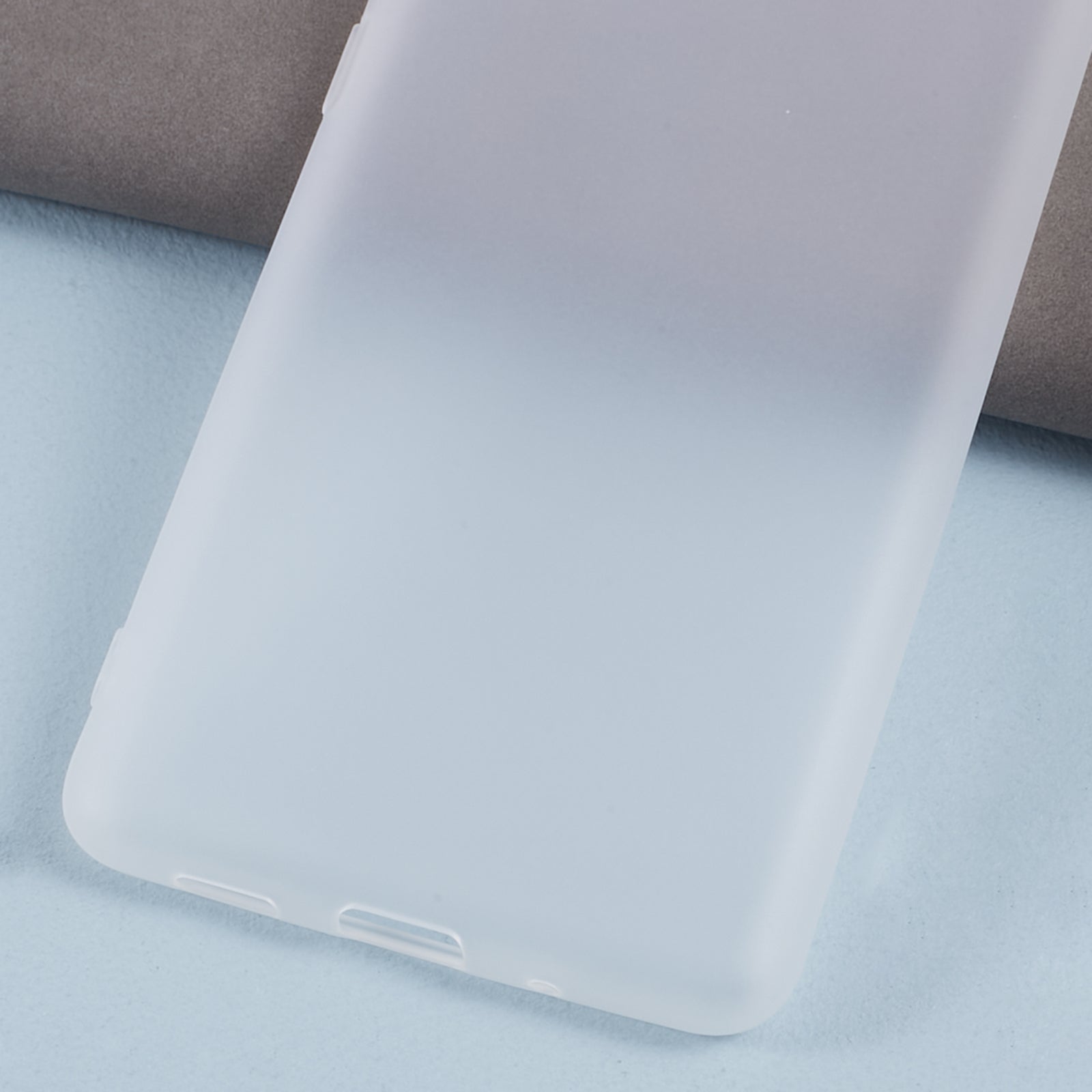 For Samsung Galaxy S20 FE / S20 FE 5G / S20 Lite / S20 FE 2022 TPU Case Matte Phone Cover (Precise Cutout) - Clear White