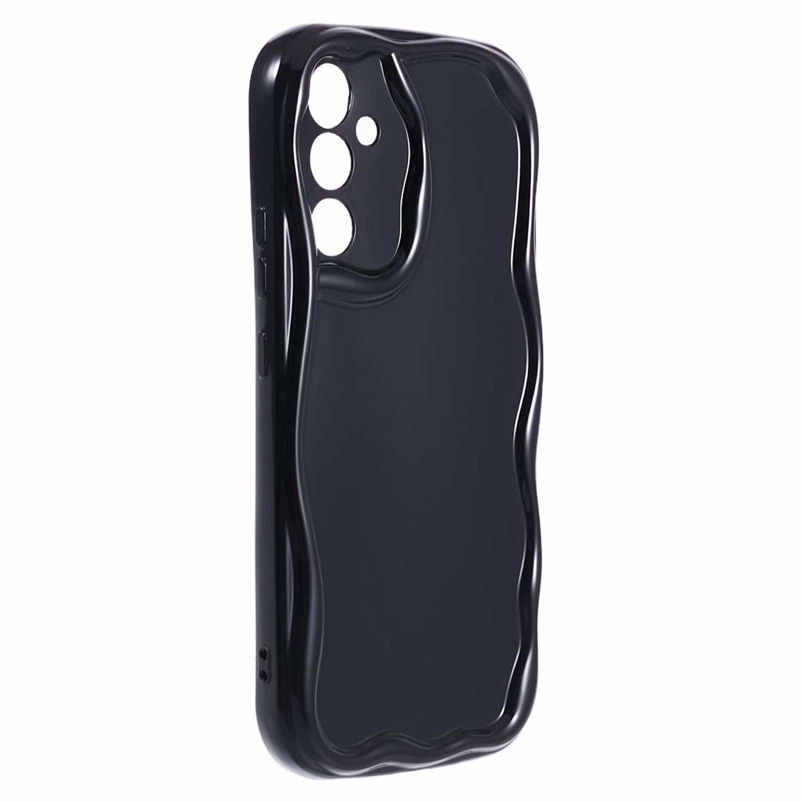 YX Series For Samsung Galaxy S24+ Case Creative Design Soft TPU Back Cover (Precise Cutout) - Black