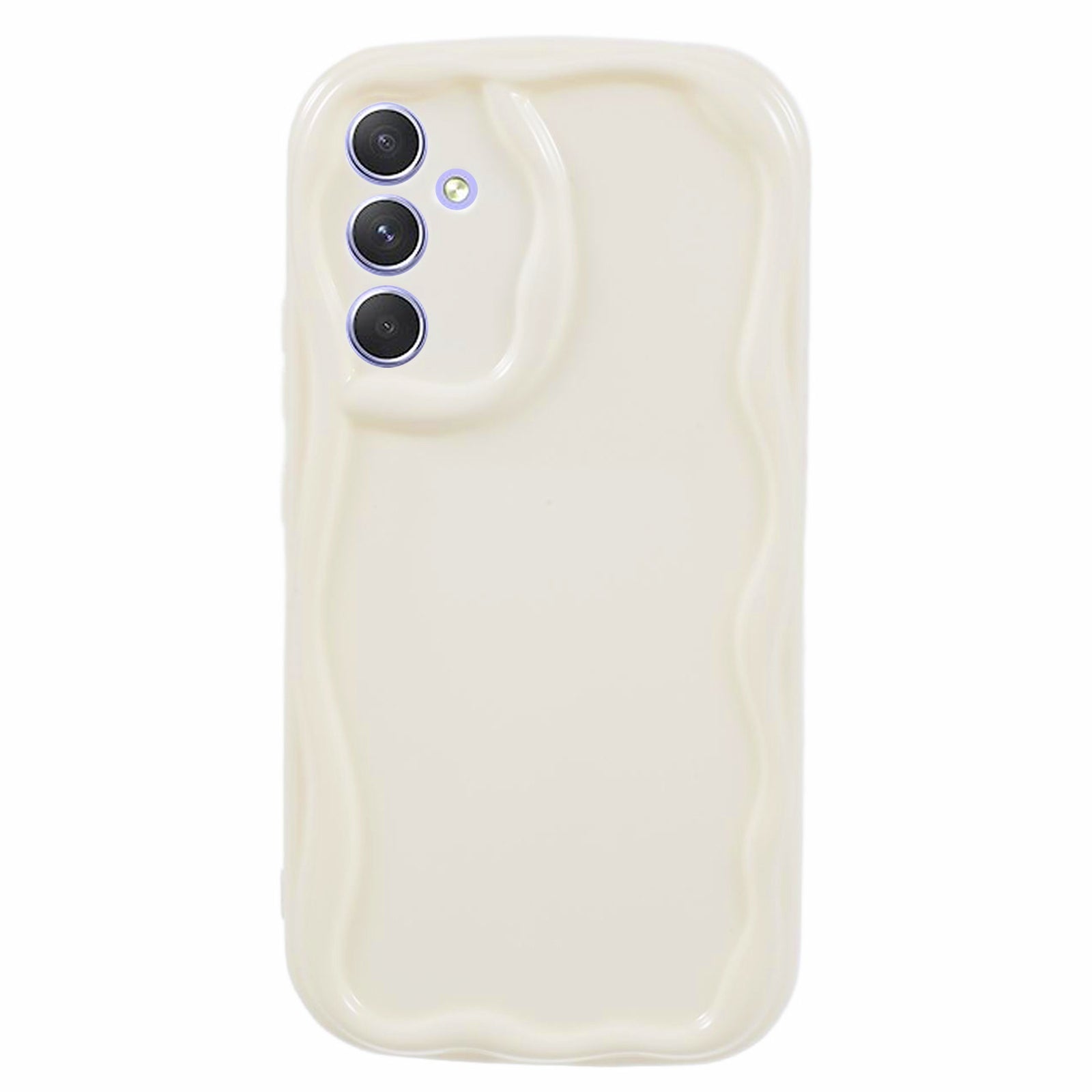 YX Series For Samsung Galaxy S24+ Case Creative Design Soft TPU Back Cover (Precise Cutout) - White