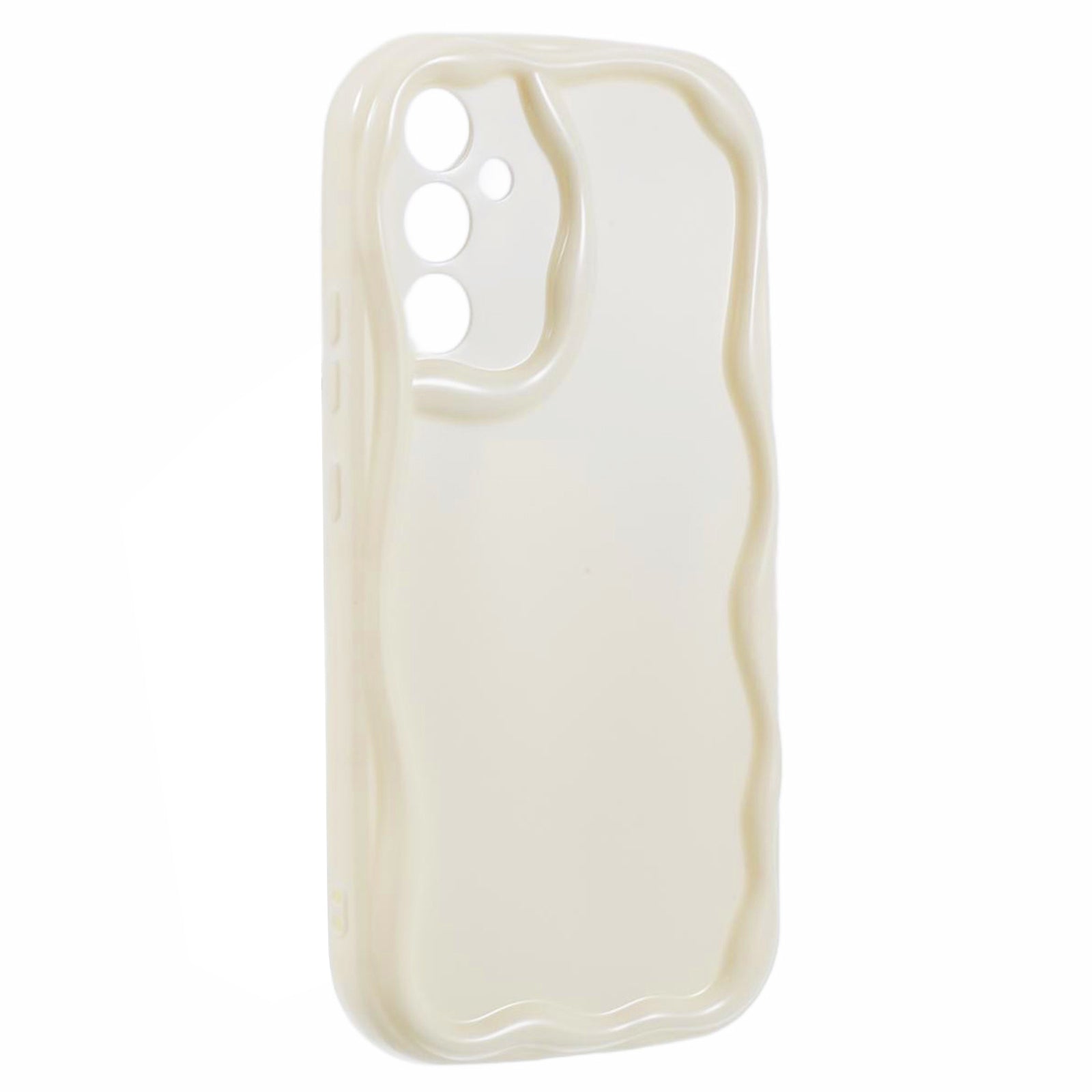 YX Series For Samsung Galaxy S24+ Case Creative Design Soft TPU Back Cover (Precise Cutout) - White