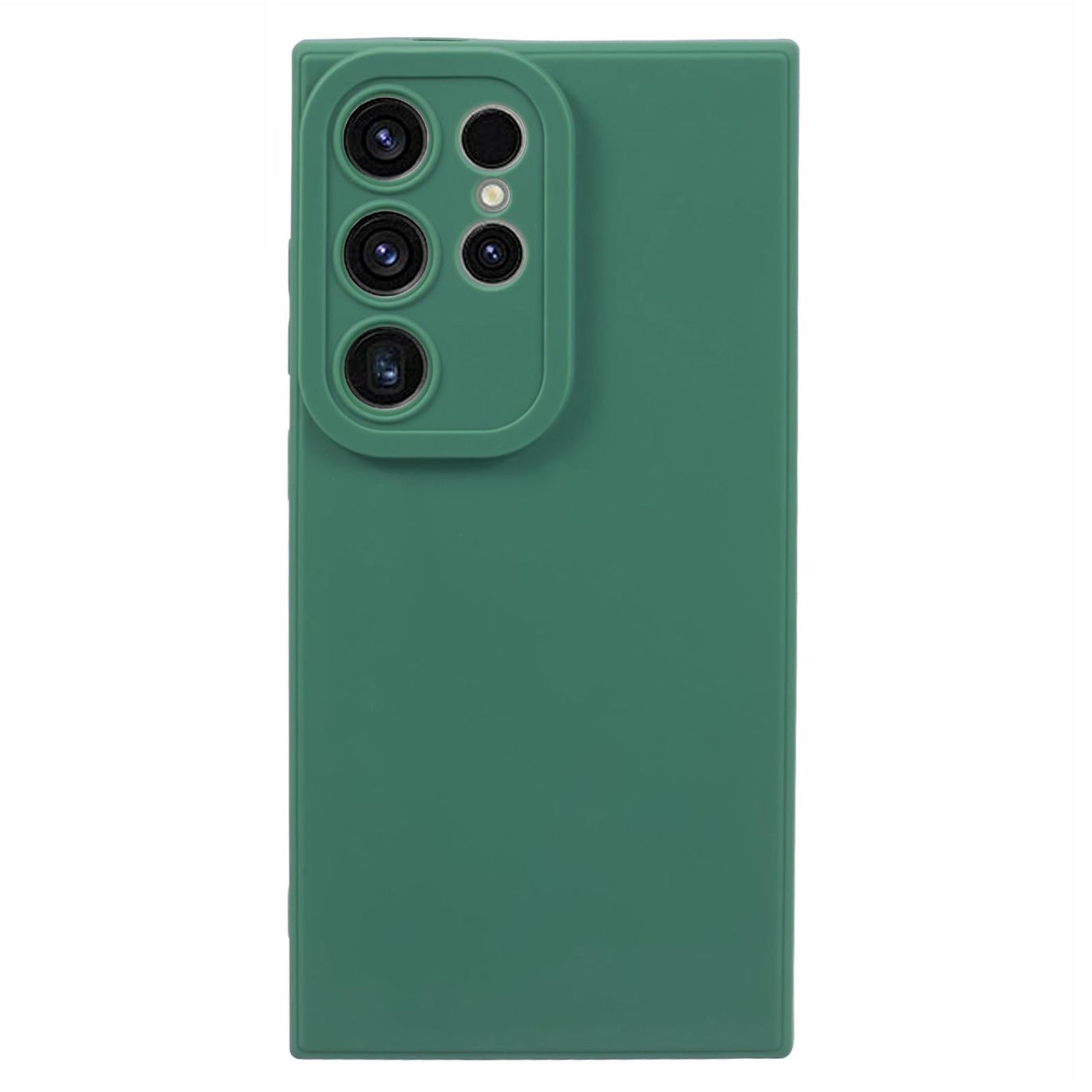 YX Series For Samsung Galaxy S24 Ultra Case Precise Cutout Matte TPU Phone Back Shell - Green