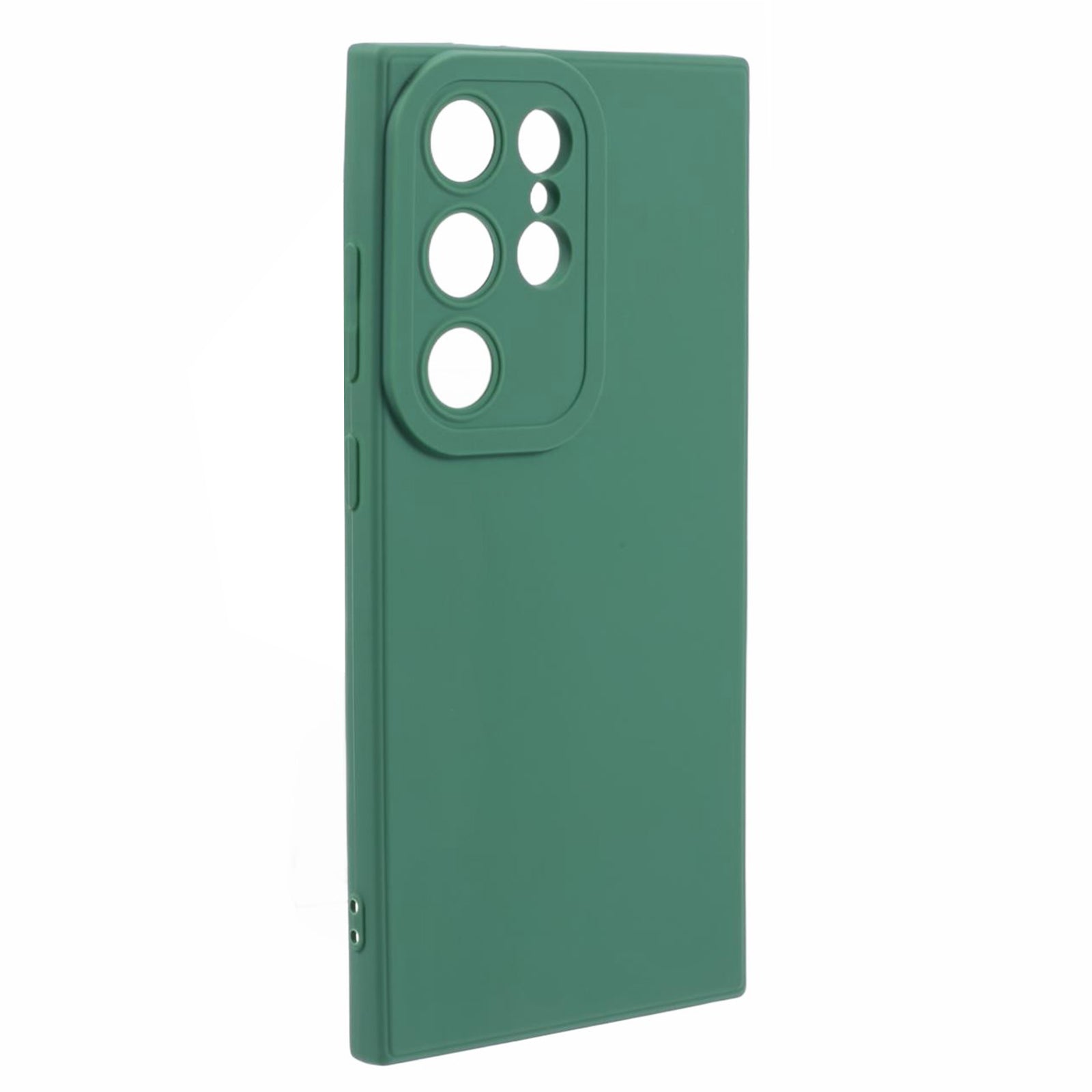 YX Series For Samsung Galaxy S24 Ultra Case Precise Cutout Matte TPU Phone Back Shell - Green