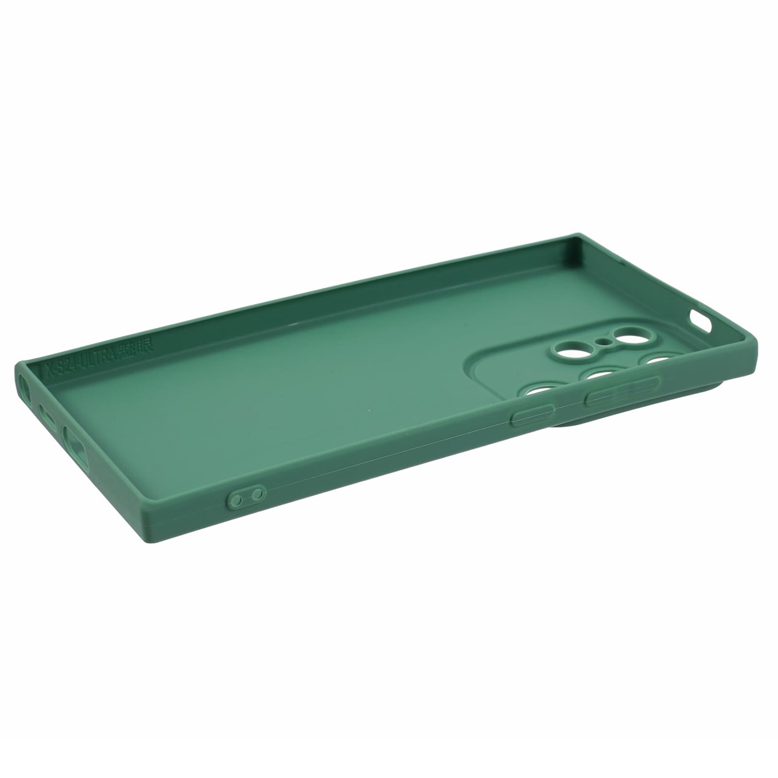 YX Series For Samsung Galaxy S24 Ultra Case Precise Cutout Matte TPU Phone Back Shell - Green