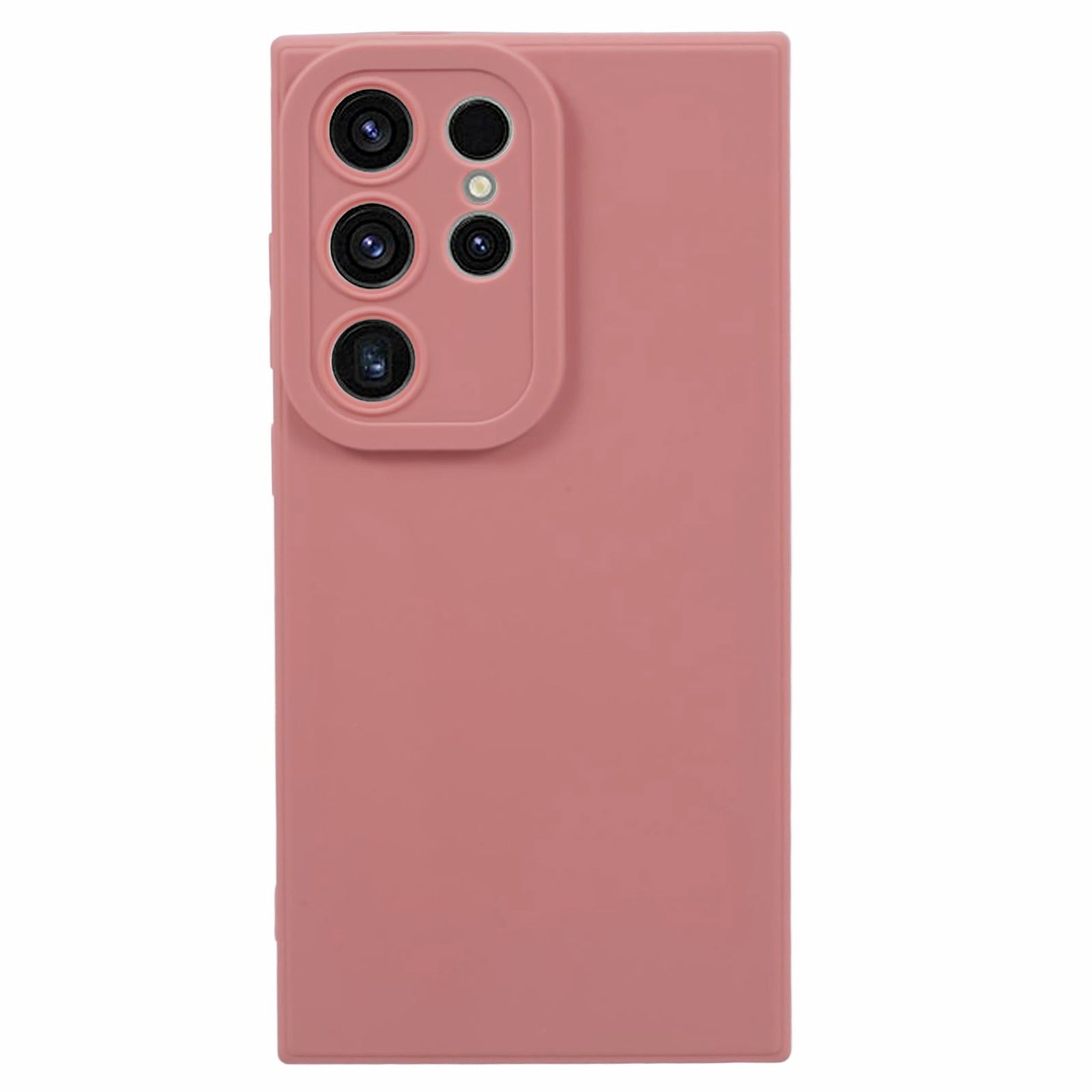 YX Series For Samsung Galaxy S24 Ultra Case Precise Cutout Matte TPU Phone Back Shell - Pink