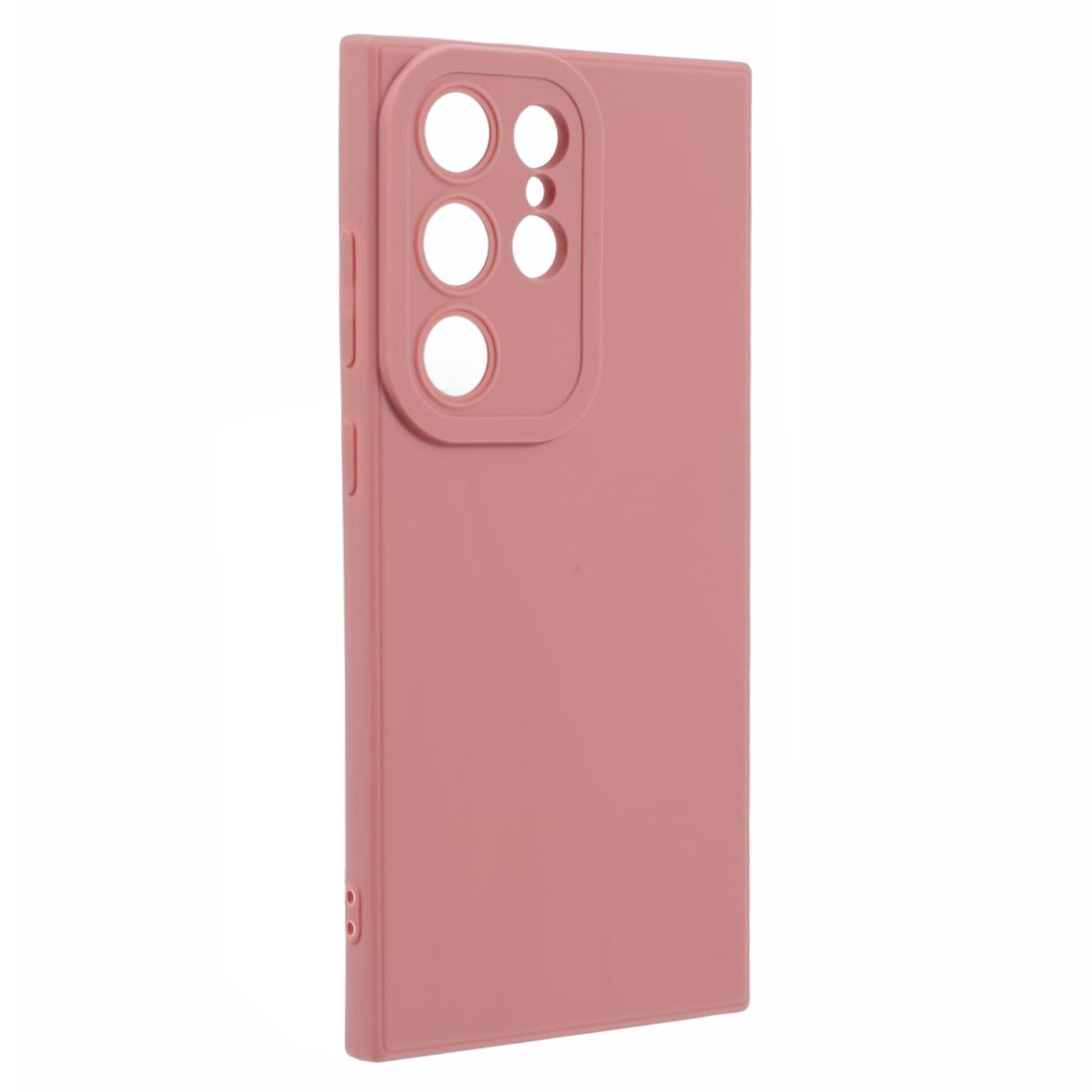 YX Series For Samsung Galaxy S24 Ultra Case Precise Cutout Matte TPU Phone Back Shell - Pink