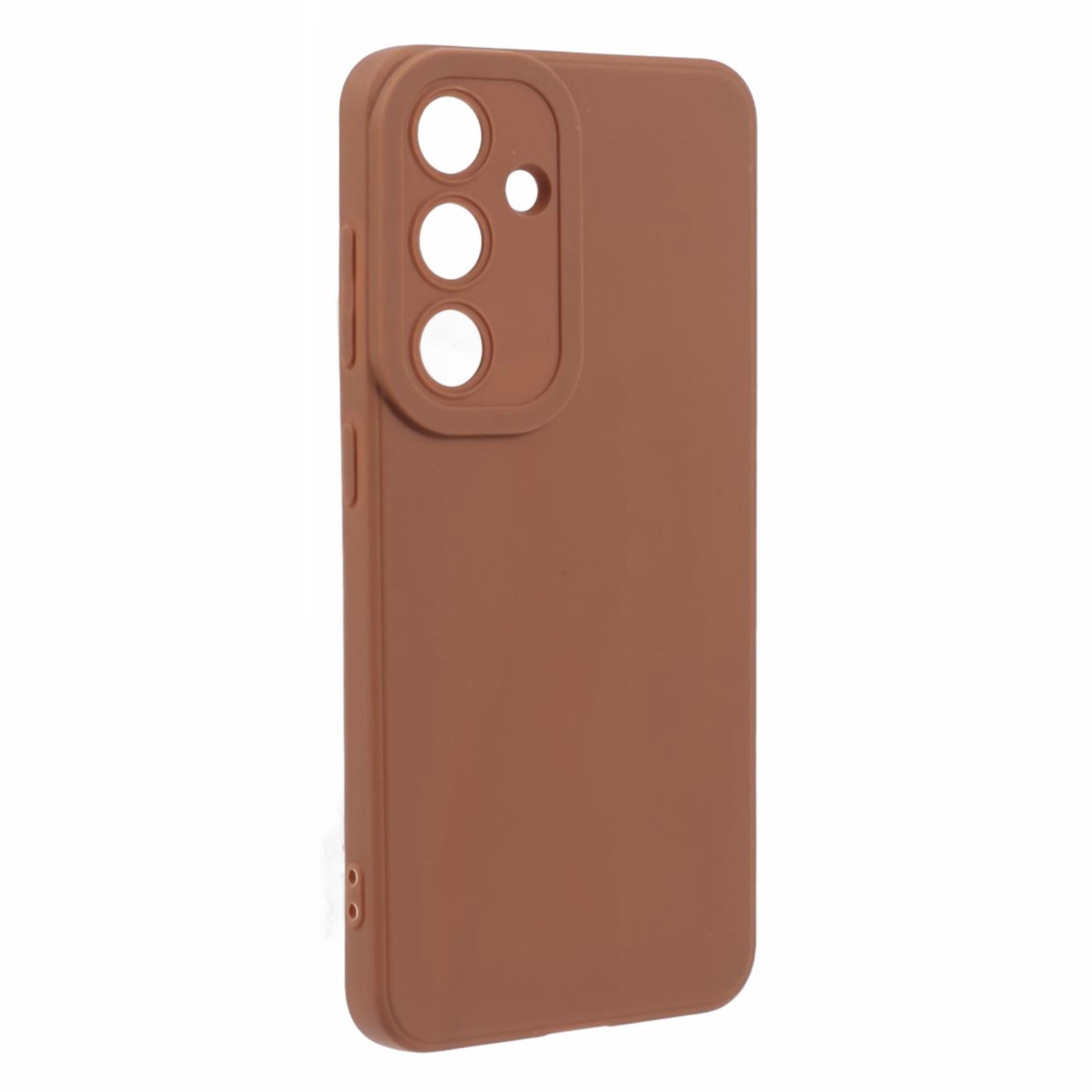 YX Series For Samsung Galaxy S24 Cell Phone Case Matte TPU Cover (Precise Cutout) - Brown