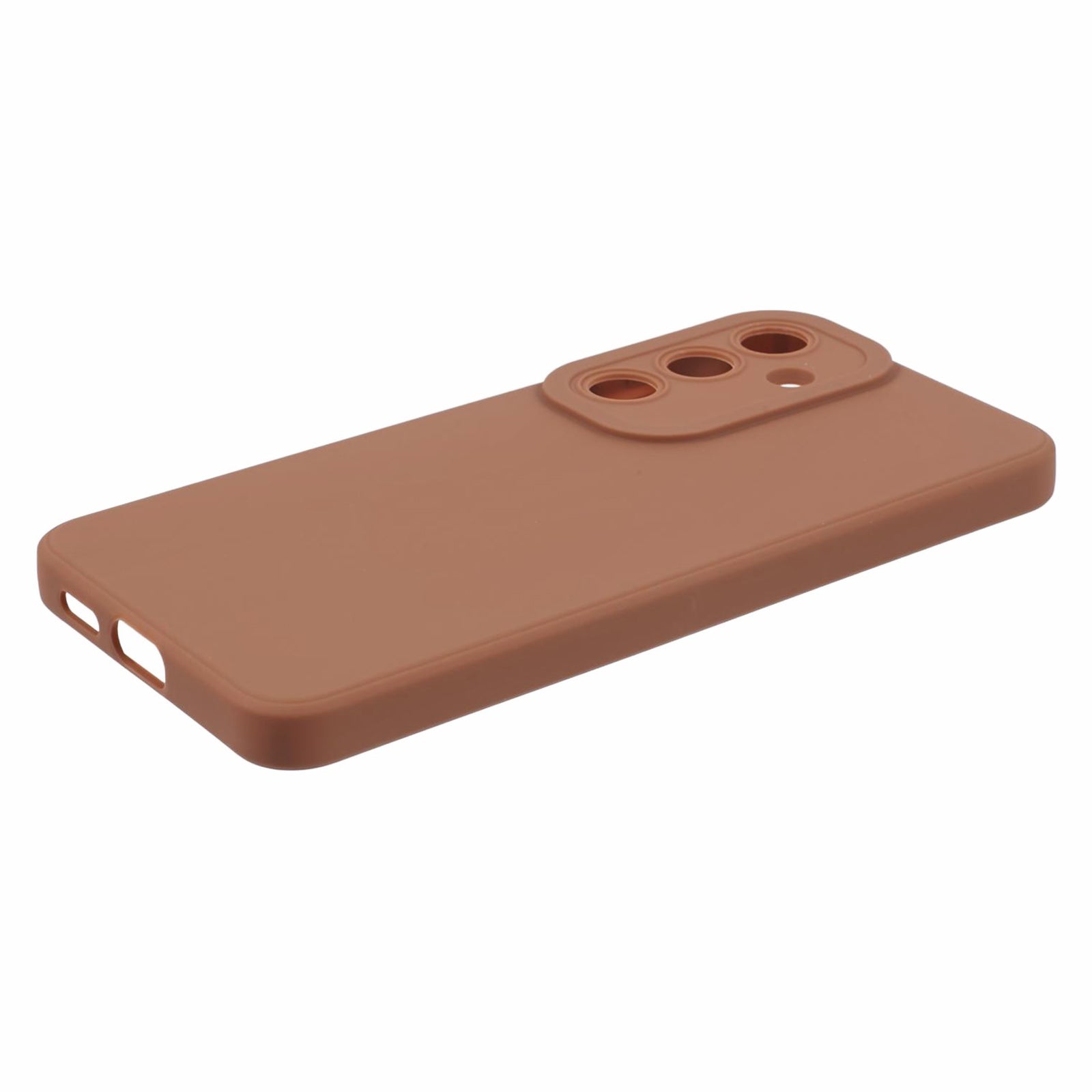 YX Series For Samsung Galaxy S24 Cell Phone Case Matte TPU Cover (Precise Cutout) - Brown