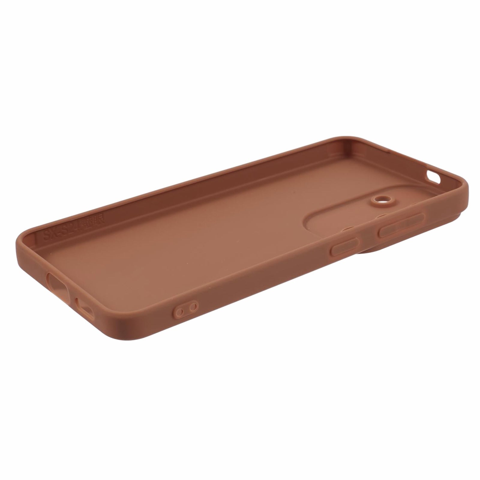 YX Series For Samsung Galaxy S24 Cell Phone Case Matte TPU Cover (Precise Cutout) - Brown