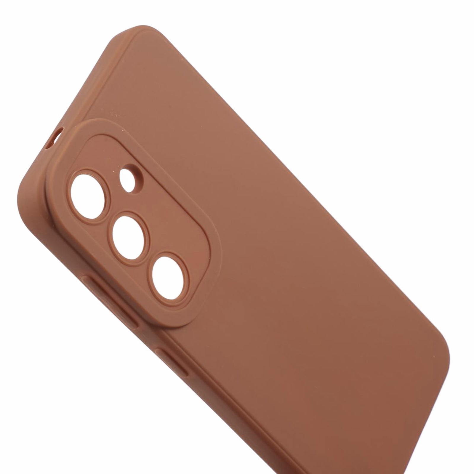 YX Series For Samsung Galaxy S24 Cell Phone Case Matte TPU Cover (Precise Cutout) - Brown