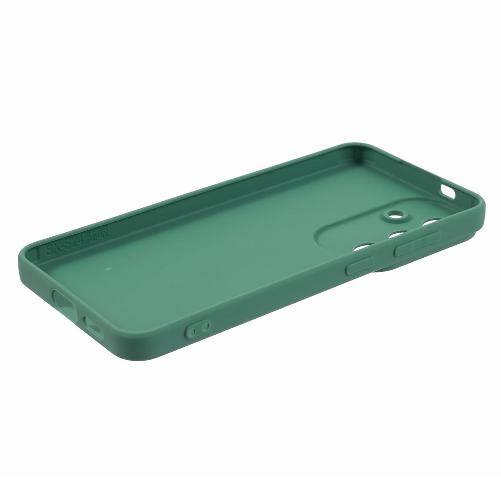 YX Series For Samsung Galaxy S24 Cell Phone Case Matte TPU Cover (Precise Cutout) - Green